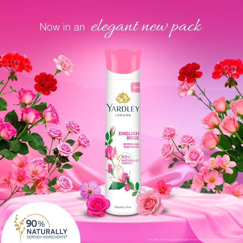 Yardley London English Rose Body Spray view 3