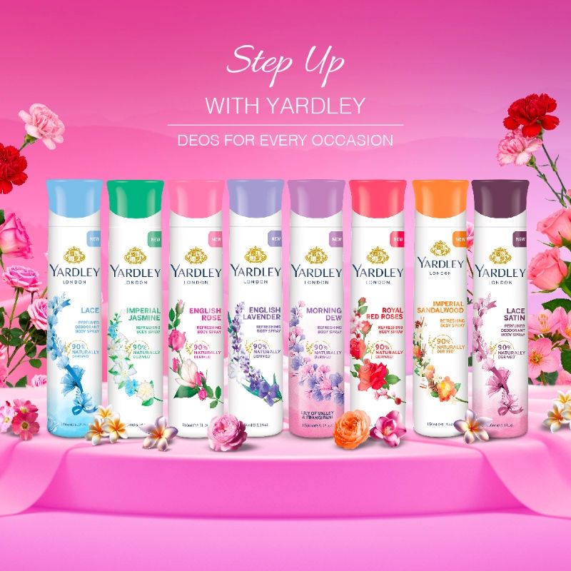 Yardley London English Rose Body Spray view 7