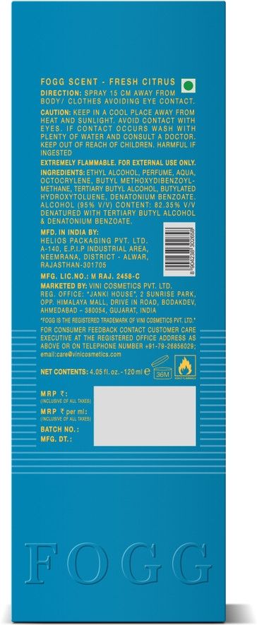 Fogg Fresh Citrus Perfume Spray view 5