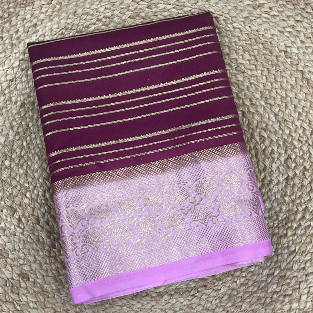 Semi Mysore Silk Saree
