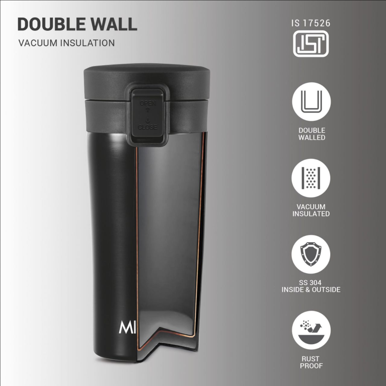Milton Insulated Coffee Mug 400 view 5