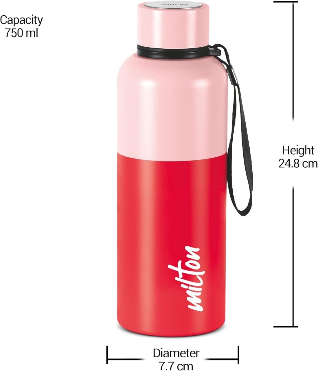 Milton Ancy 750 Thermosteel Water Bottle view 3