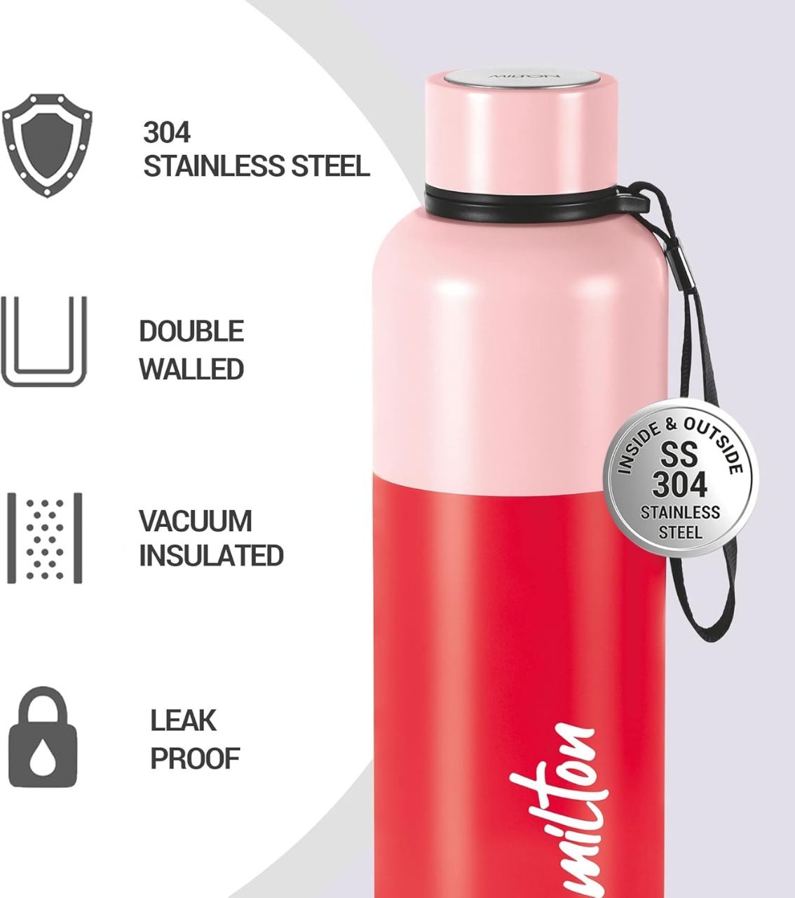 Milton Ancy 750 Thermosteel Water Bottle view 7