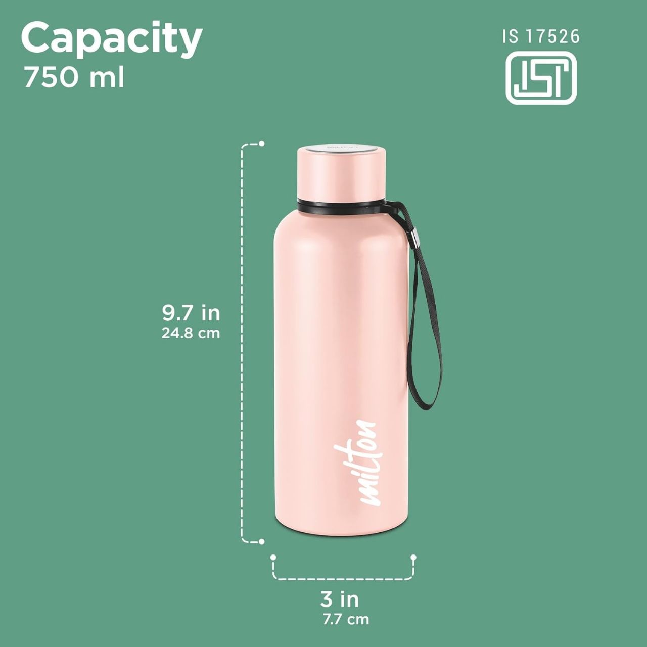 Milton Aura 750 Water Bottle view 8