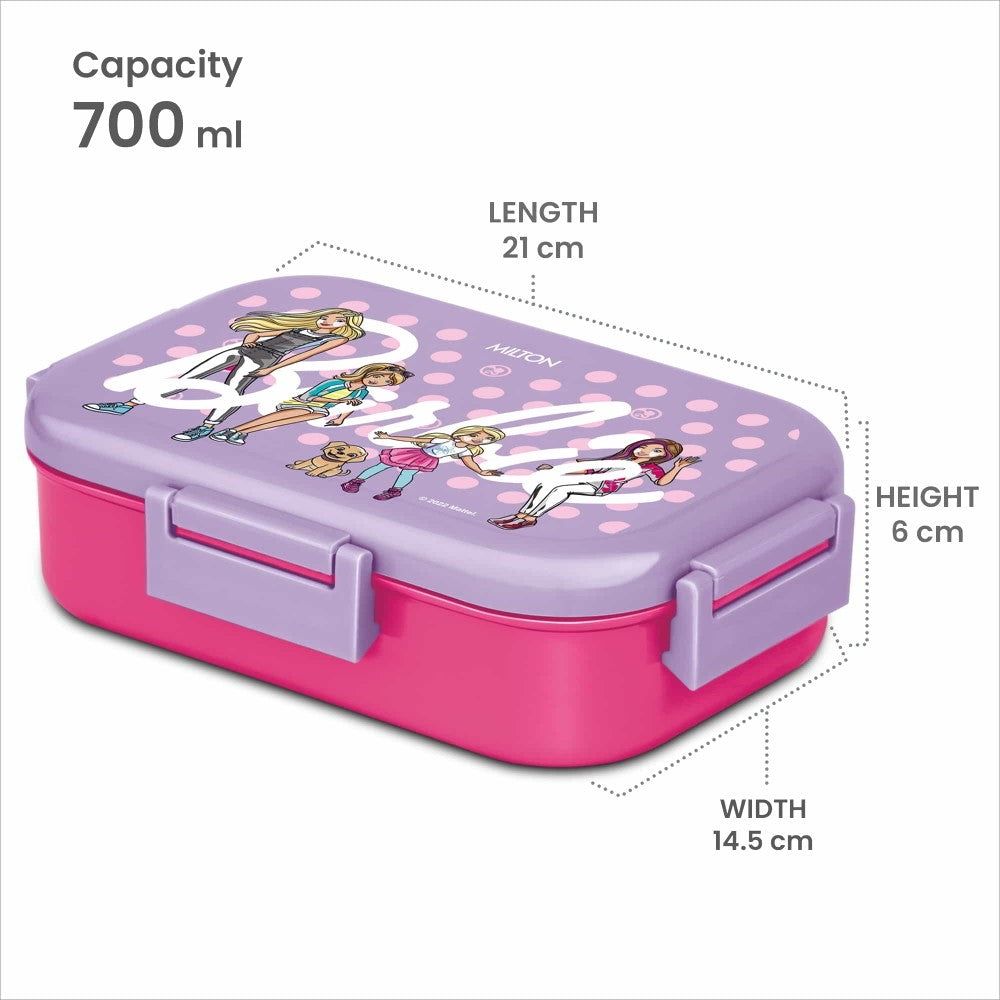 Milton Barbie Flatmate Lunchbox 700 ML view 2