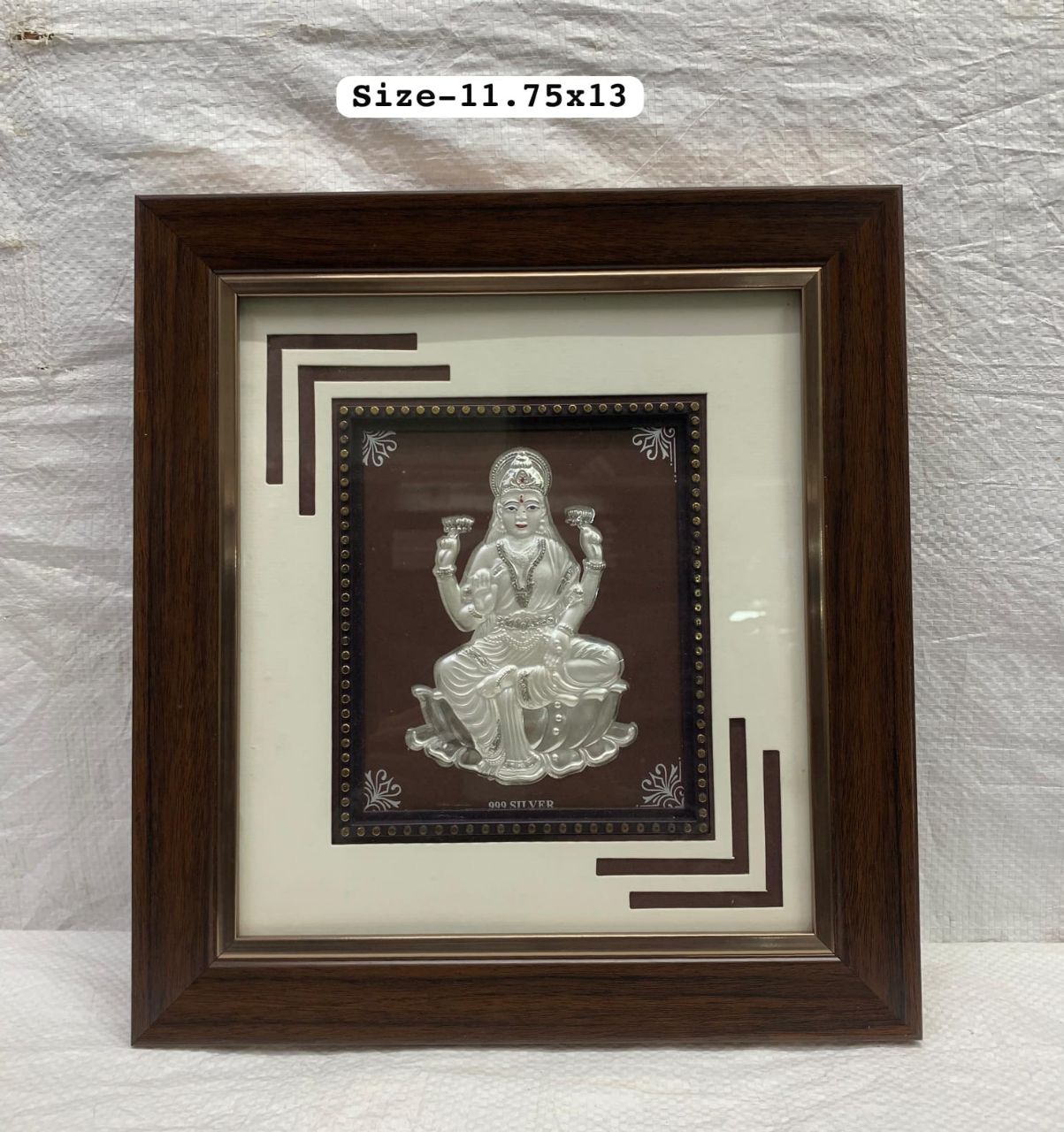 Goddess Lakshmi Silver Frame