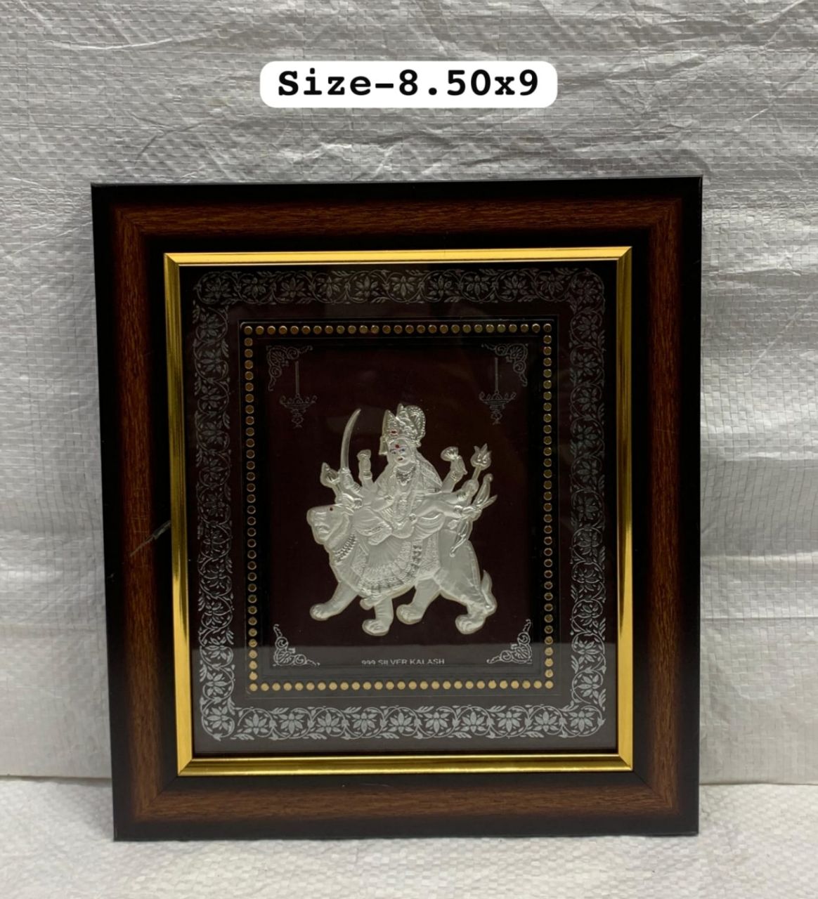 999 Silver Frame Of Maa Durga