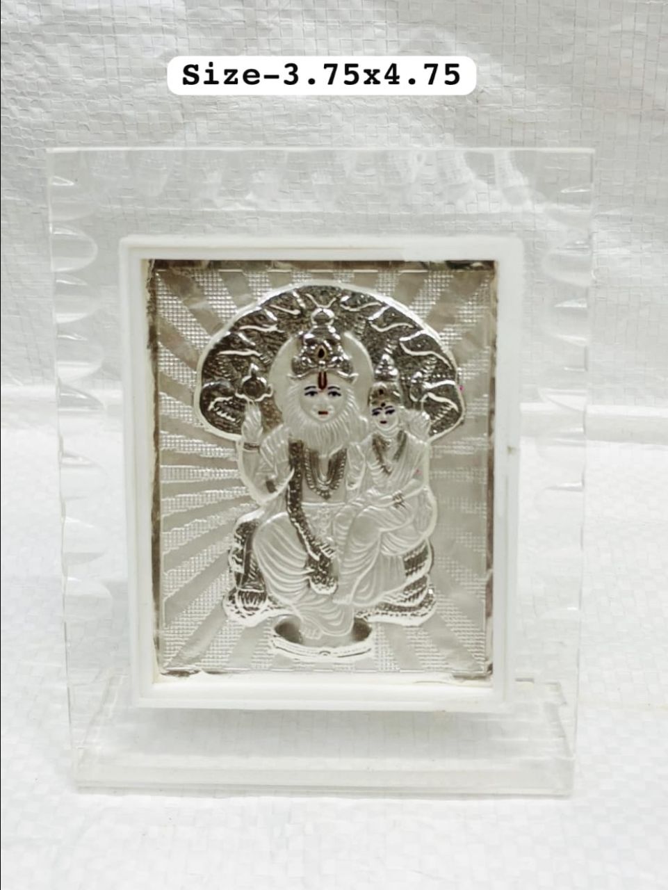 999 Silver Frame Of Laxmi Narsimha