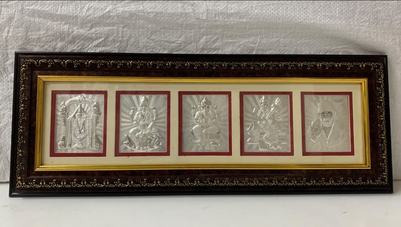 999 Silver Religious Frame