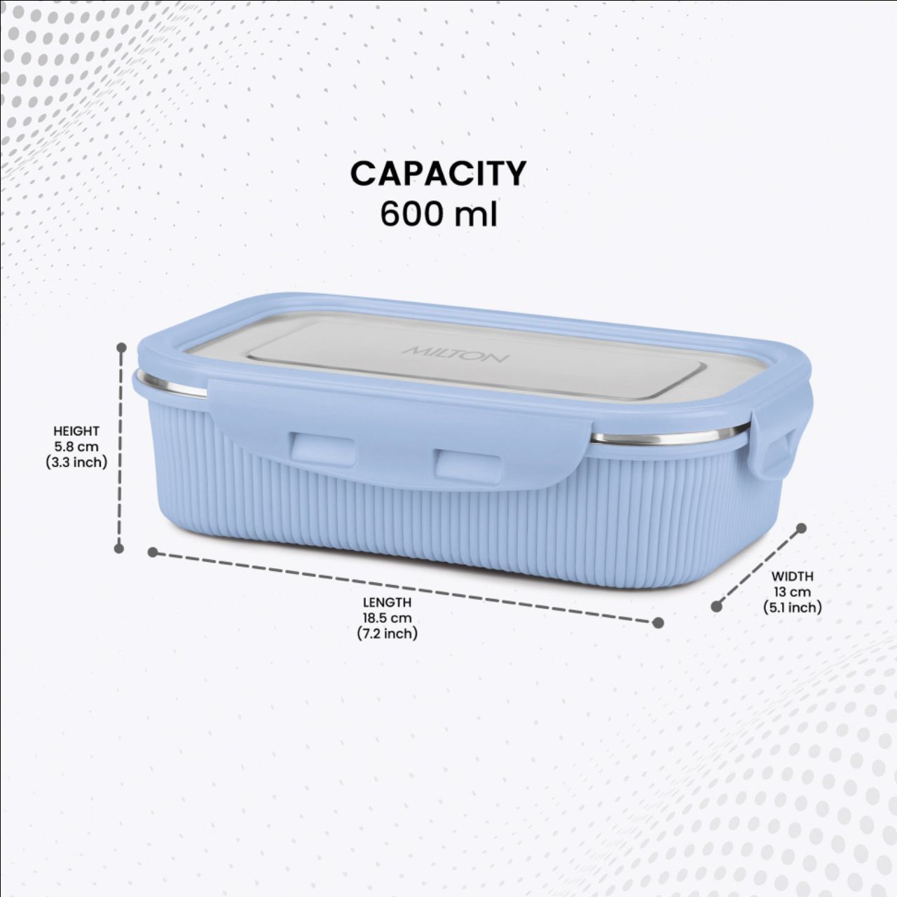 Milton  Lunch Container 600 ML view 3