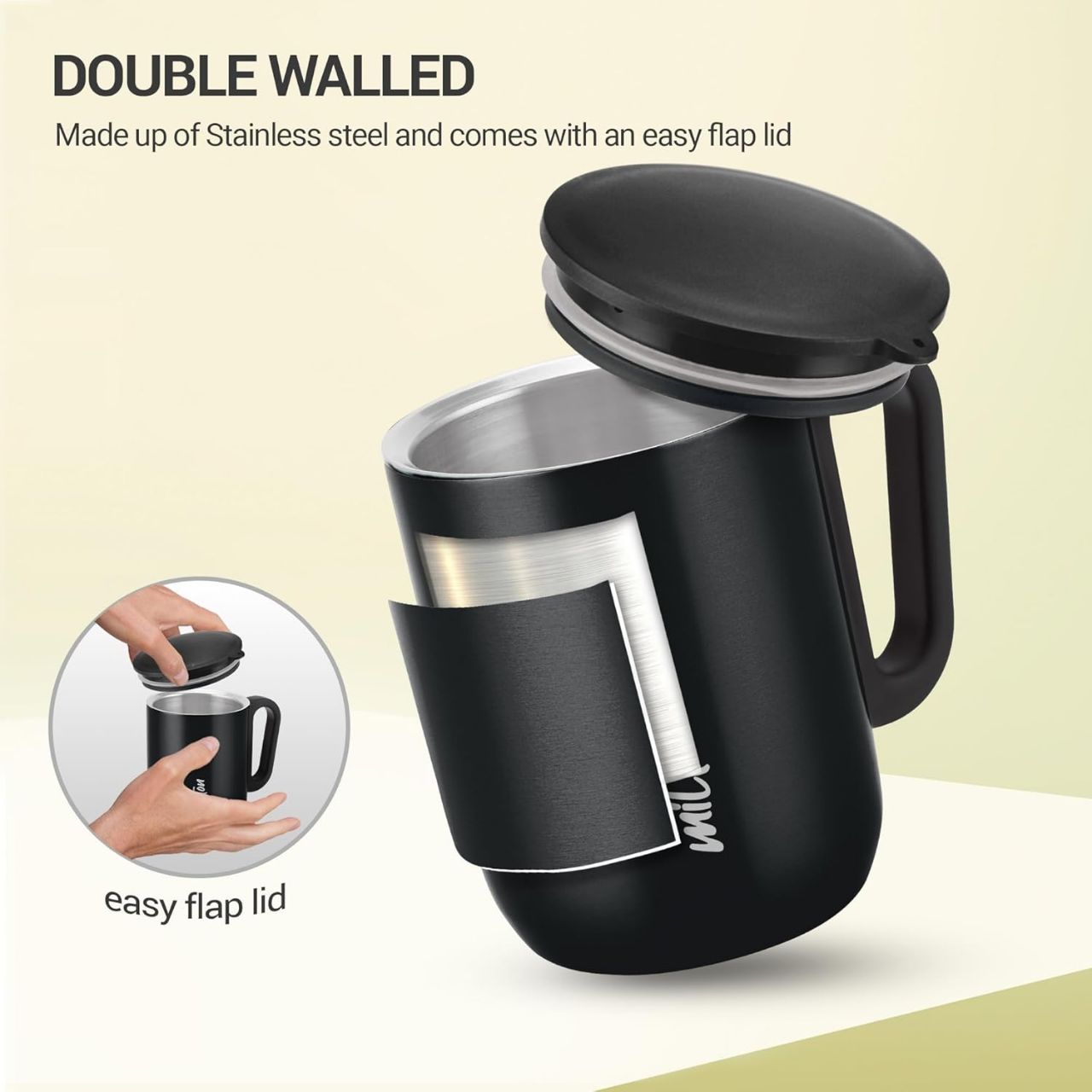 Milton ERIN Steel Mug 250,ml320 view 5