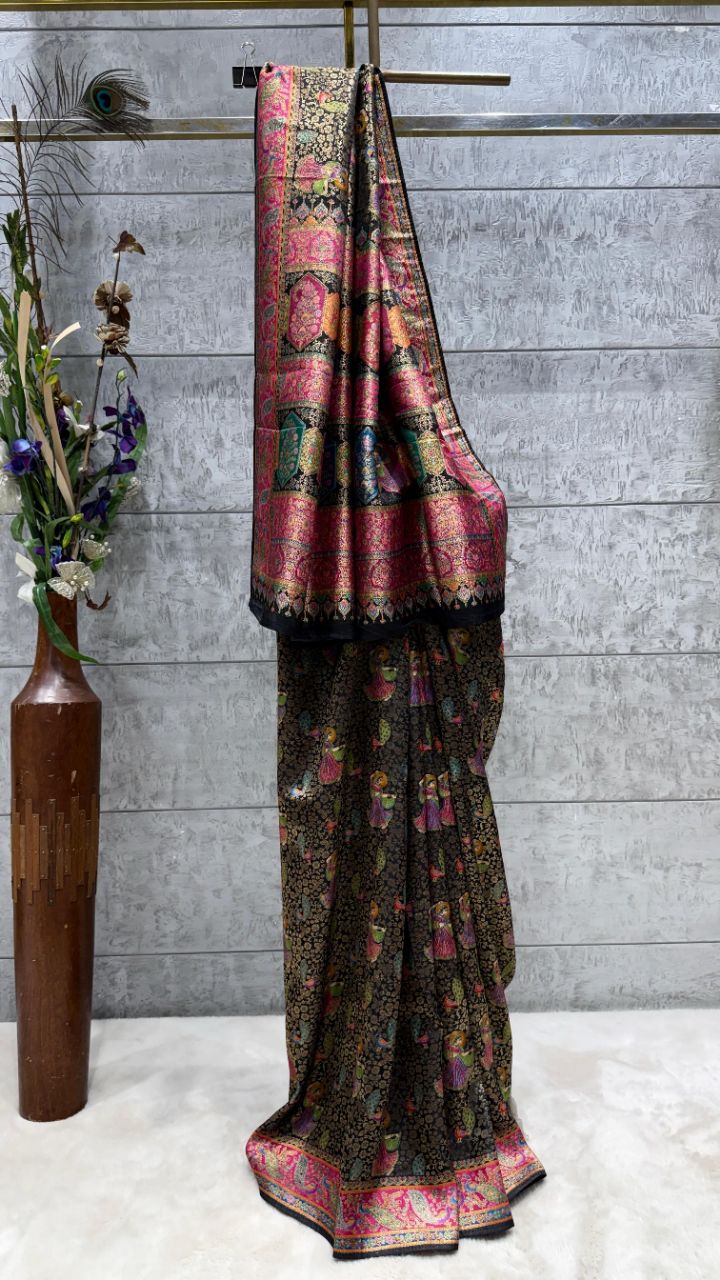 Pashmina Silk Saree