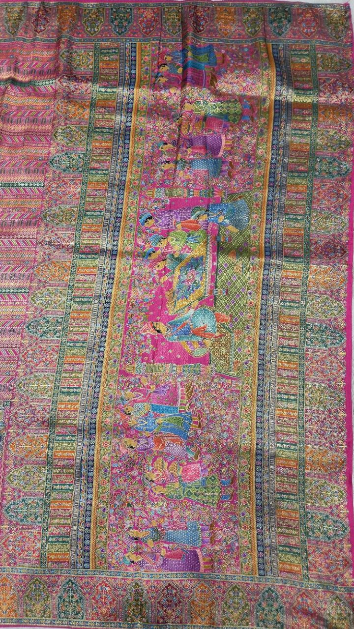 Pashmina Darbar Saree view 5