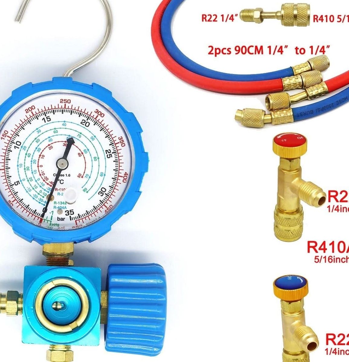 AC Pressure Gauge Set