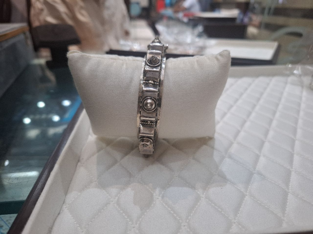 Silver Bangle view 2