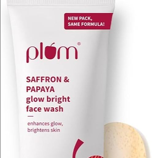 Plum Saffron & Papaya Glow Bright Face Wash