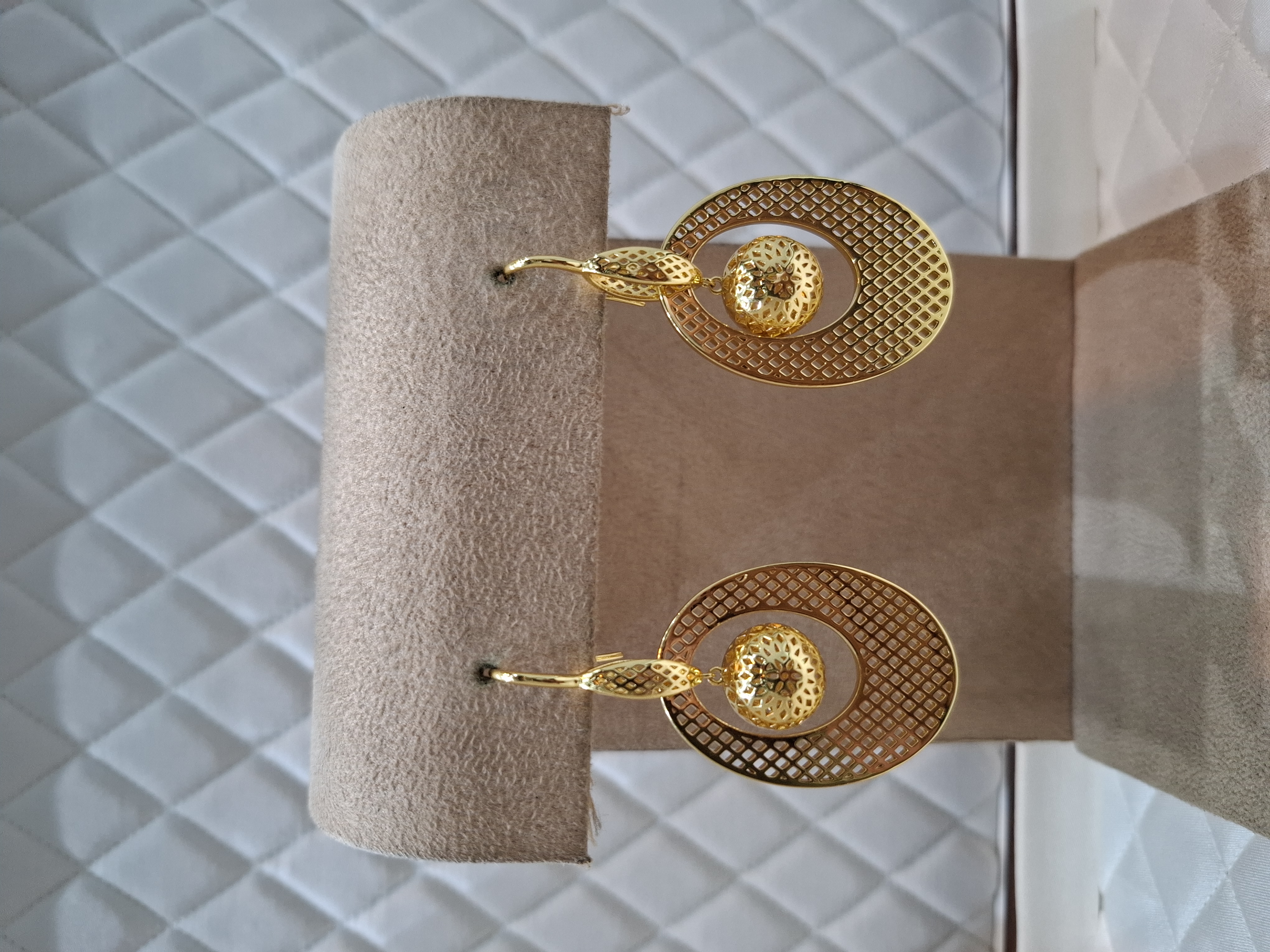 Silver Hoop Earrings view 2