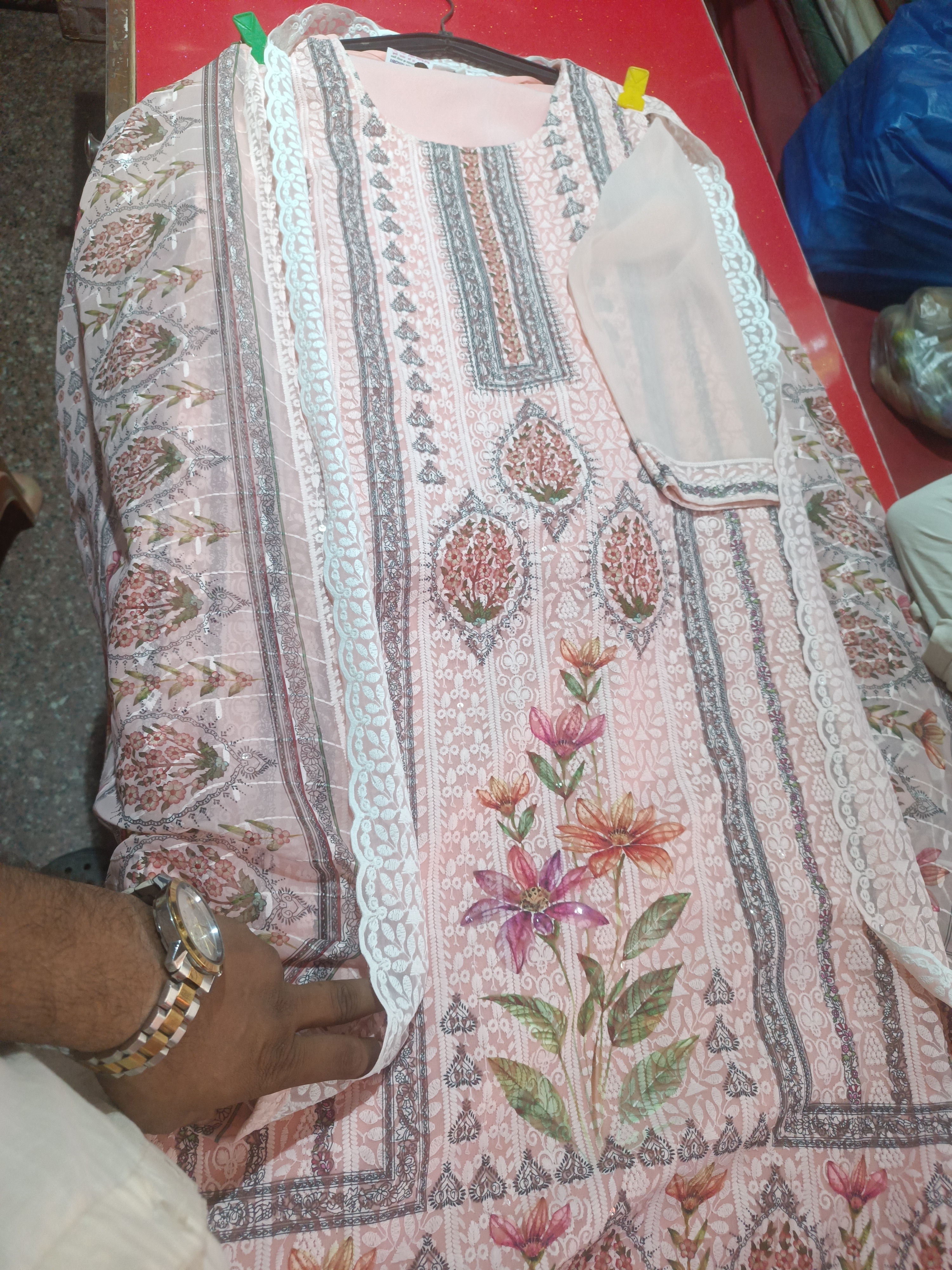 Floral Embroidered Kurti view 2