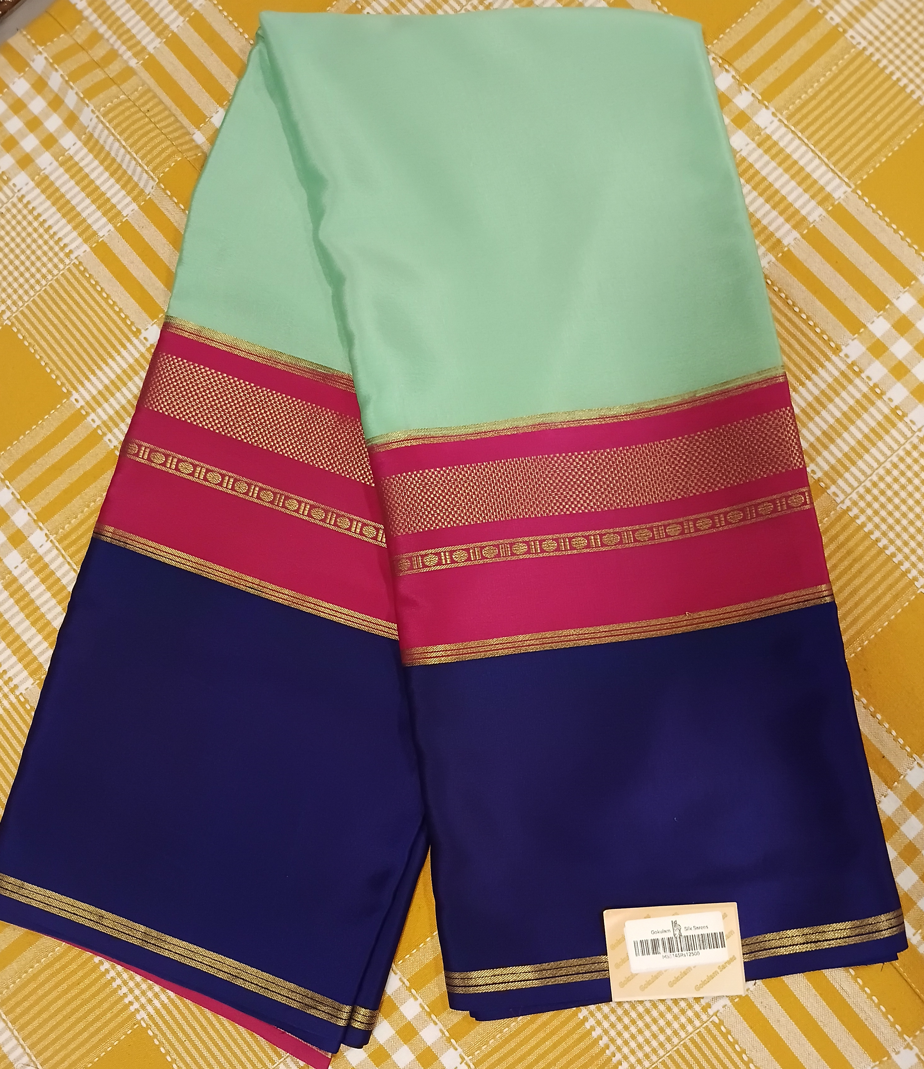 3D Pure Mysore SILK SAREES MS01 view 2