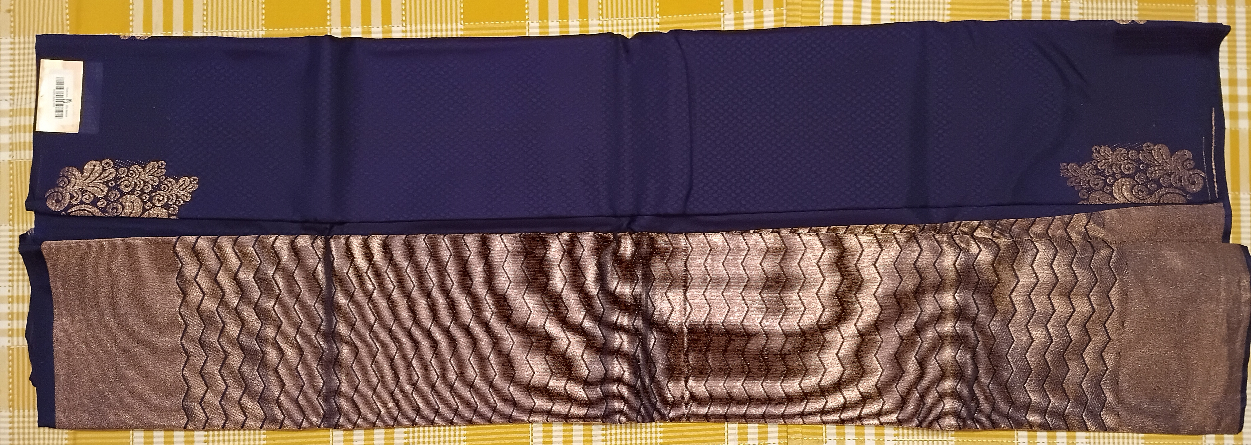 Purple Pure Silk Saree 030 view 2