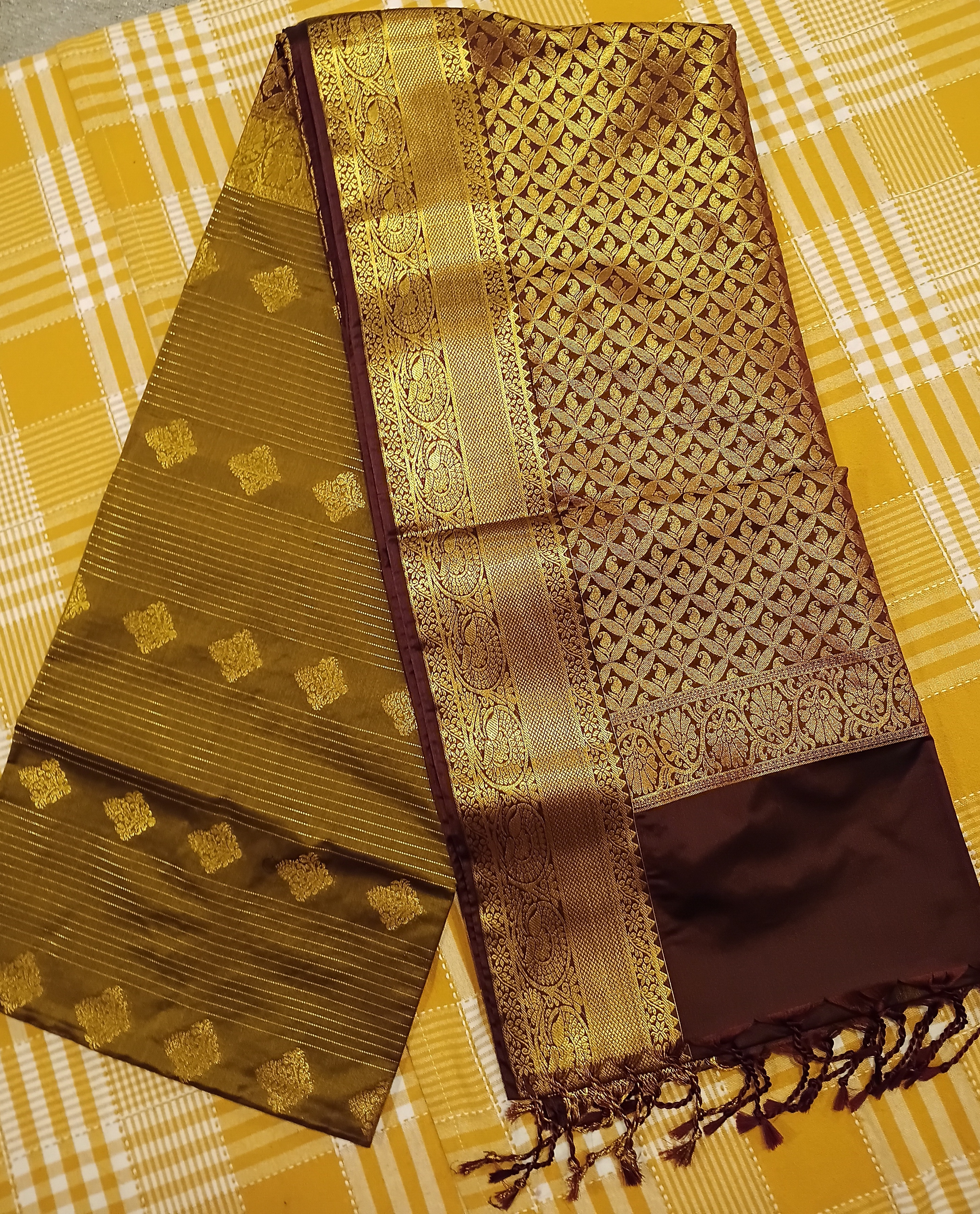 Semi Silk Saree Medium Boader 061 view 2