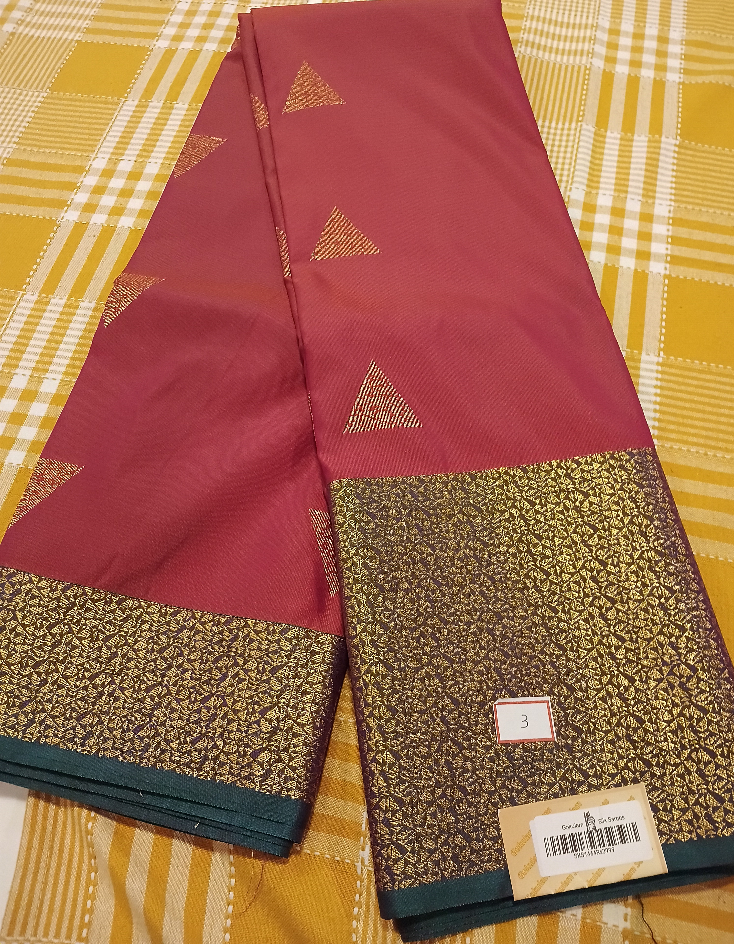 Semi Kanchi Silk Saree 238 view 2