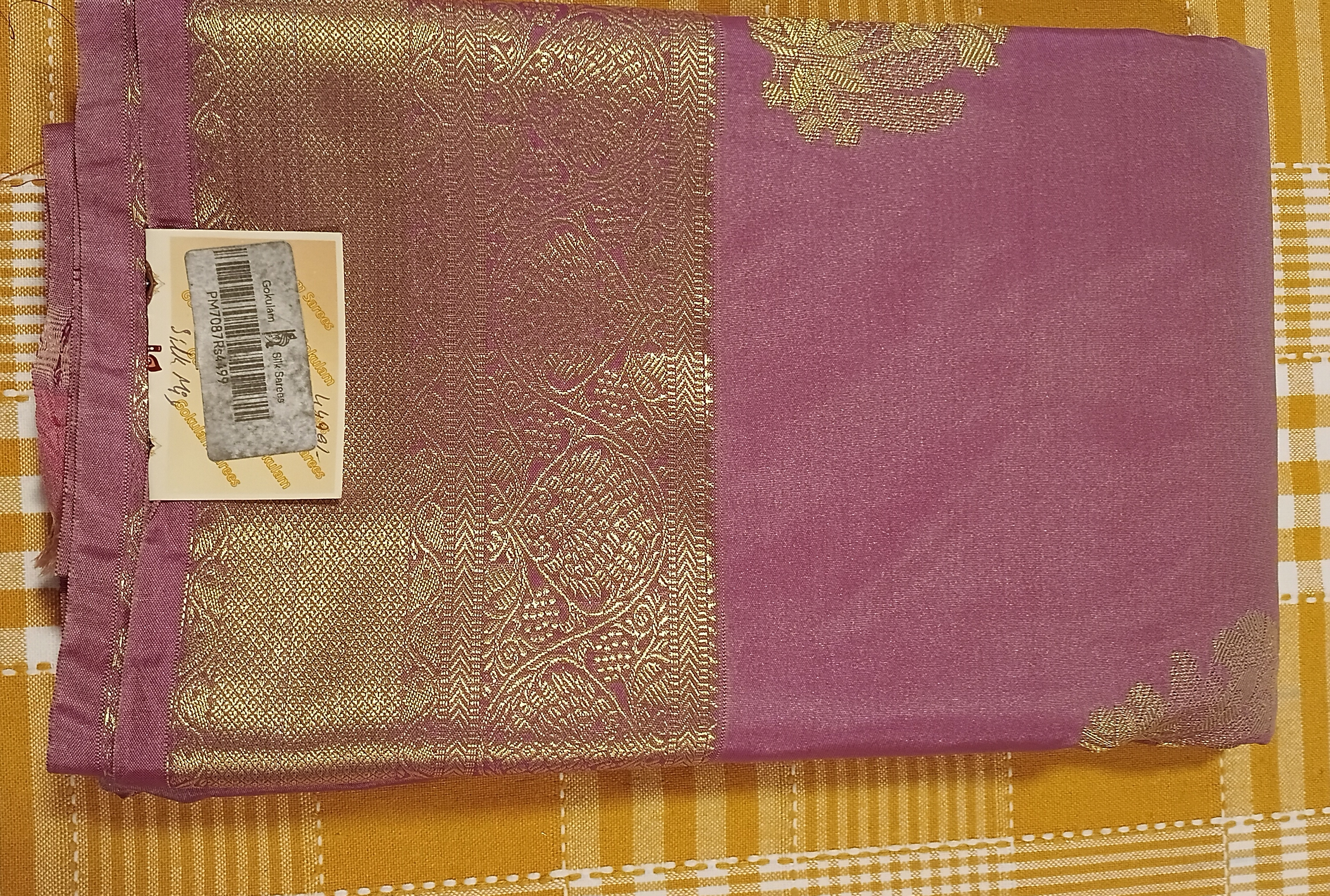 Pink Semi Kanchi Silk 033 view 2