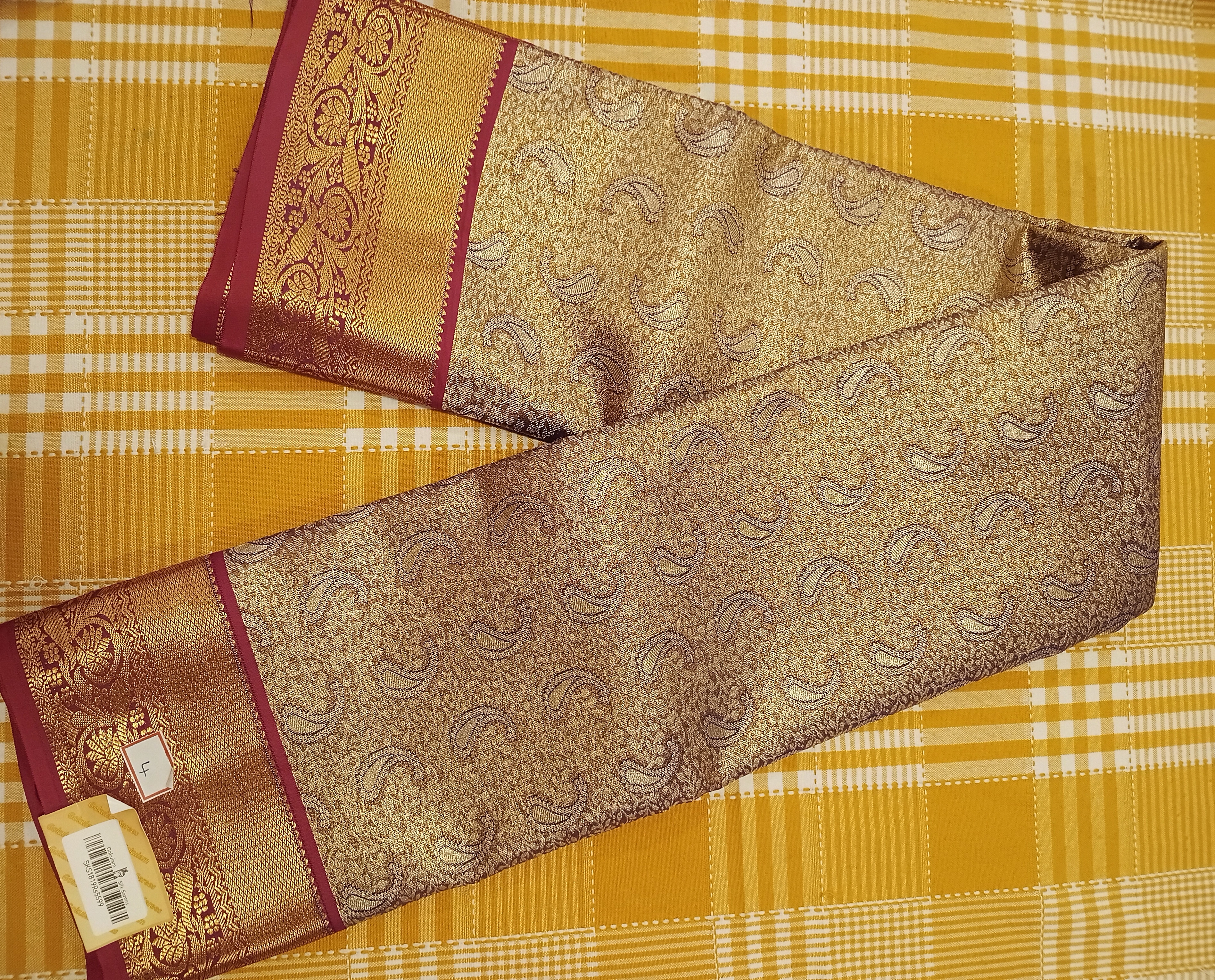 Pure Tissue Silk Saree 029 view 2
