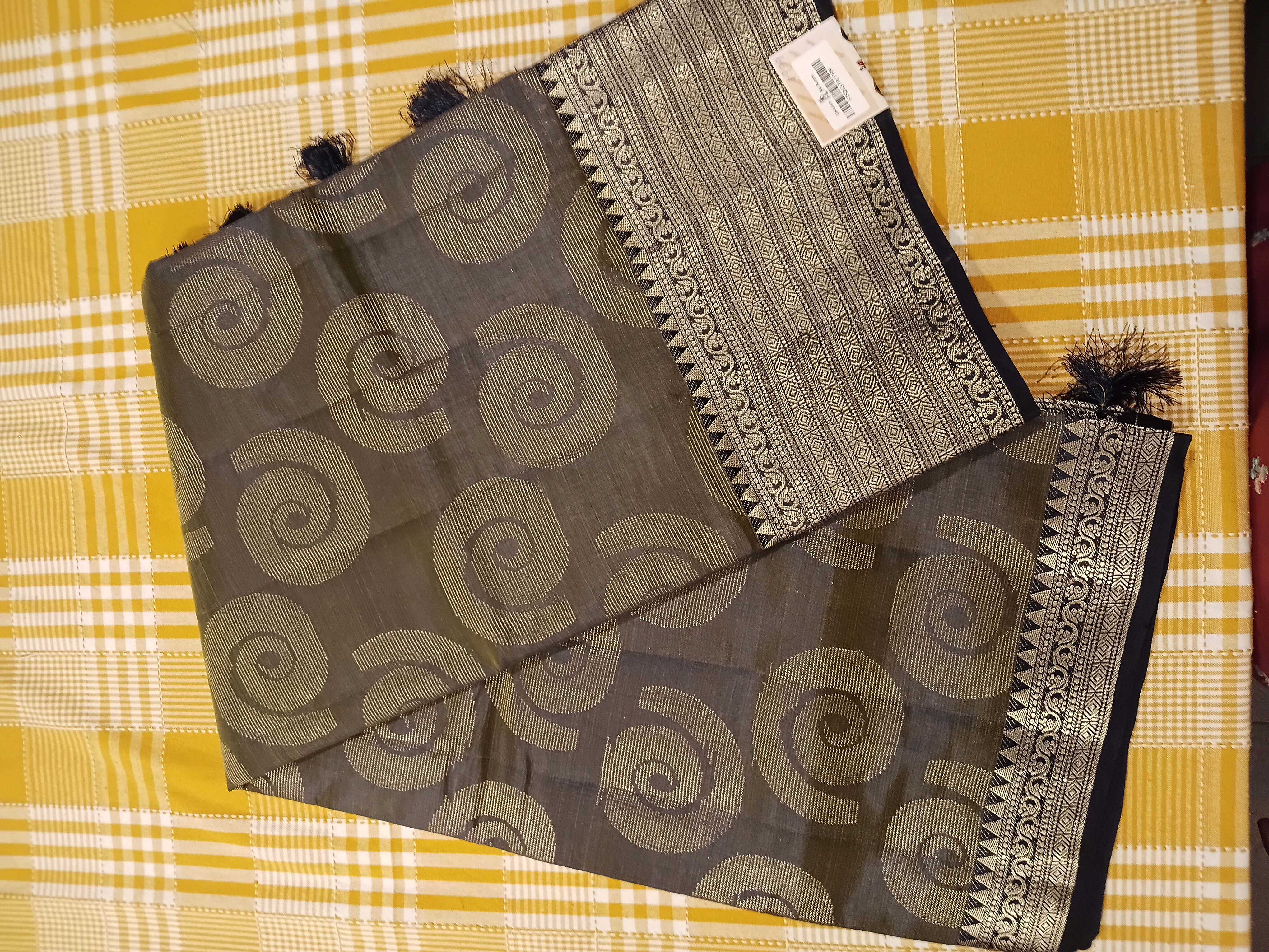 Tussar Silk Saree 043 view 2