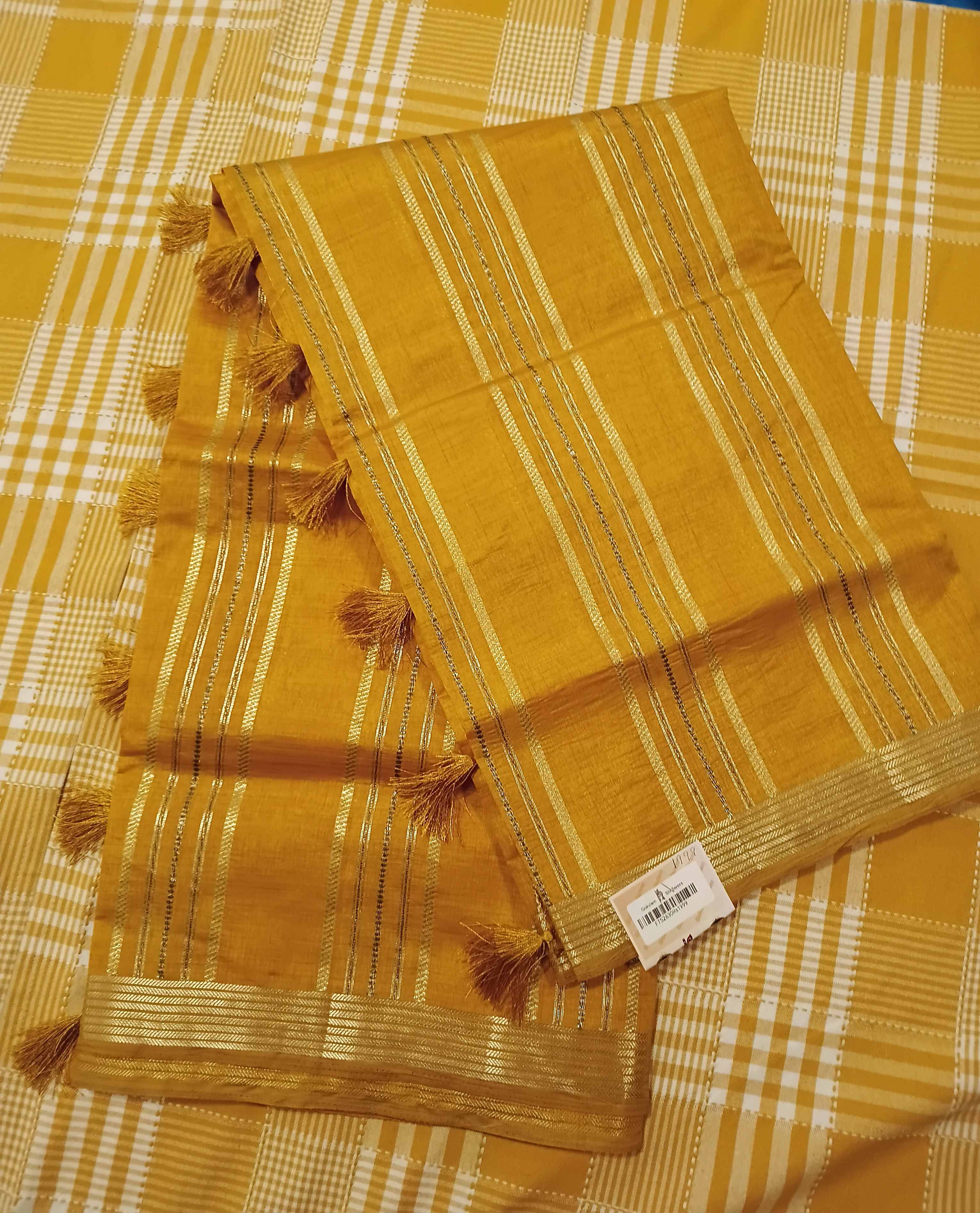 Tussar Silk Saree 005 view 2