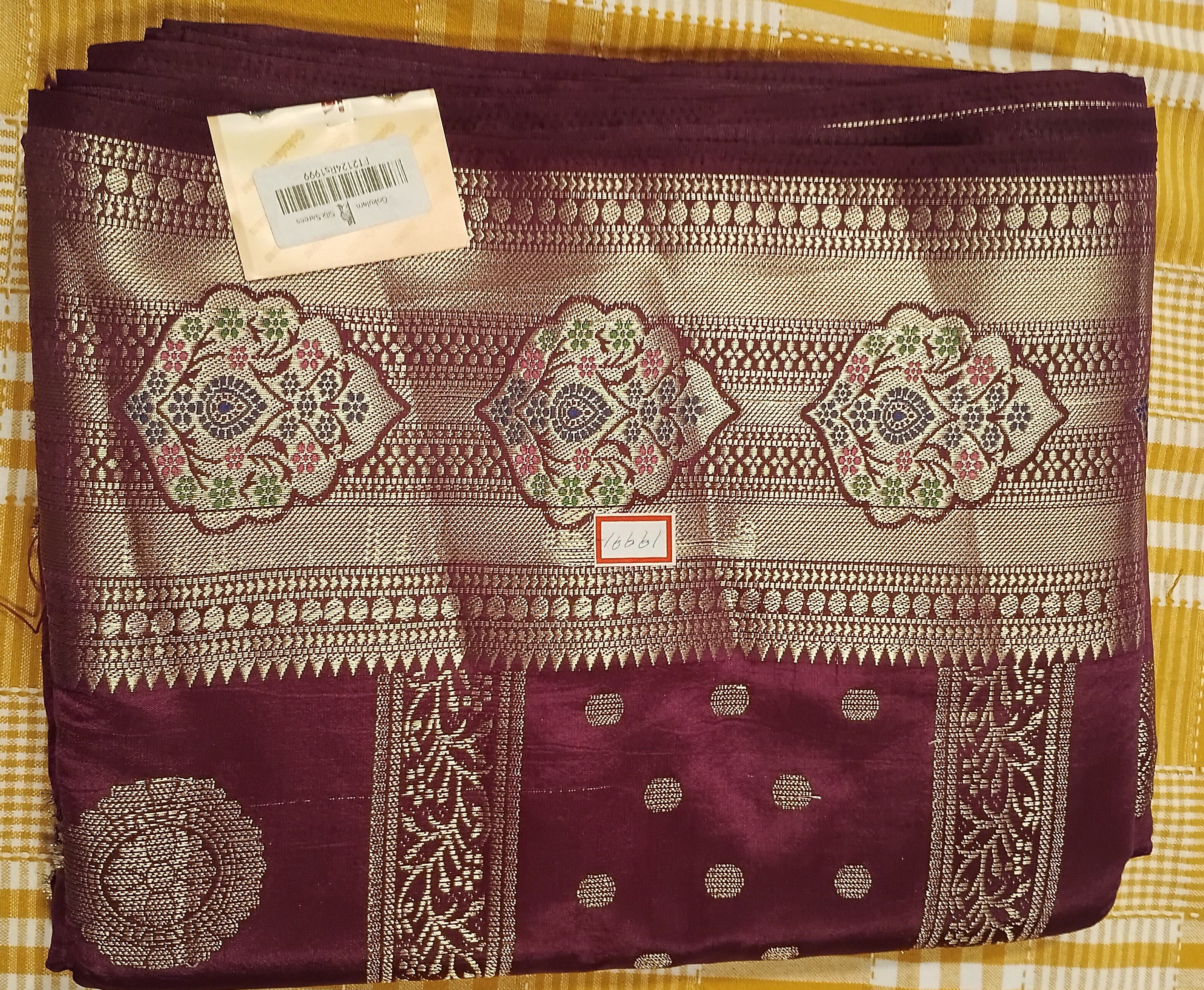 Tussar Silk Saree 025 view 2