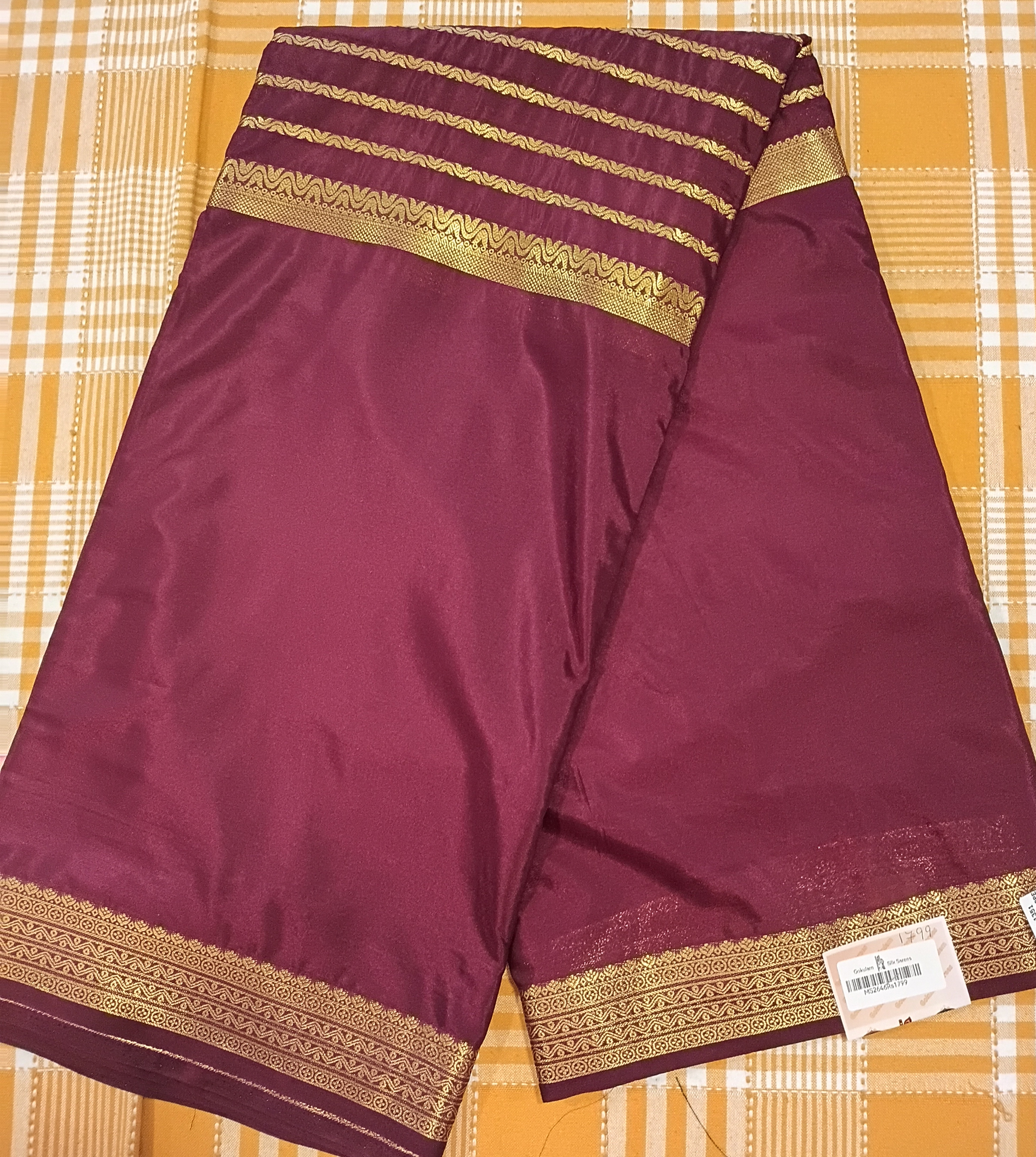Semi Mysore Silk 014 view 2