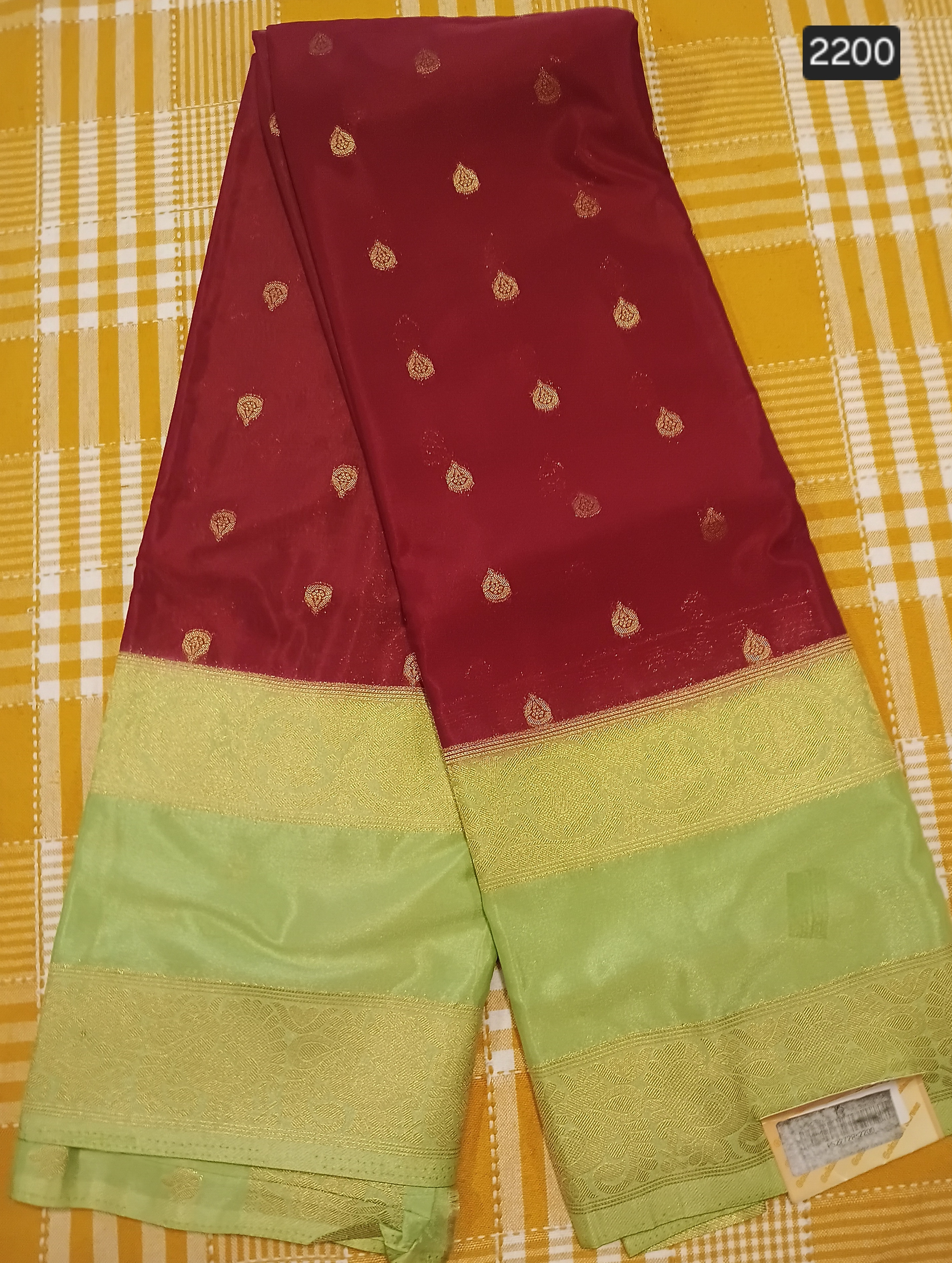 Semi Mysore Silk 011 view 2