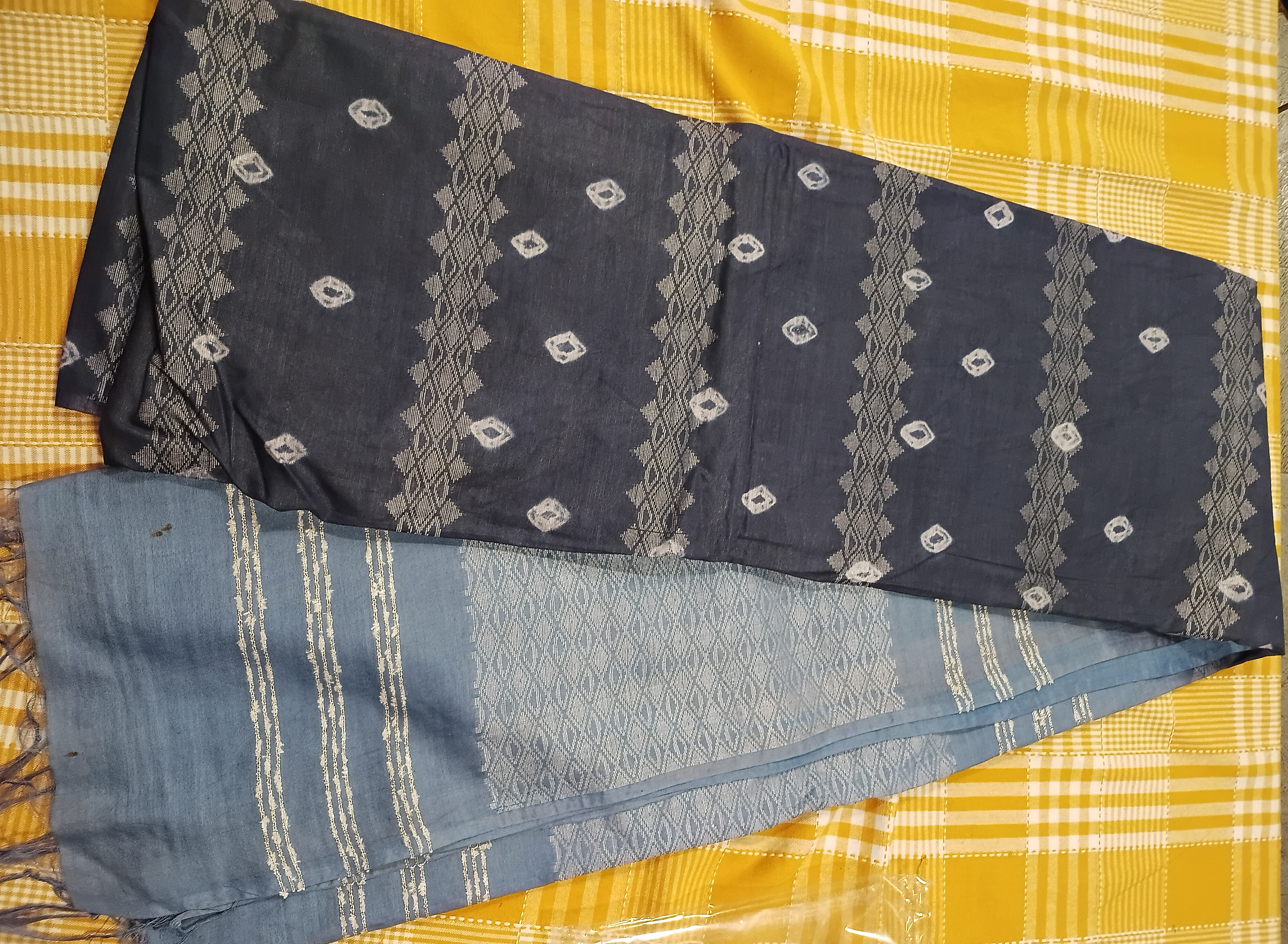 Linen Cotton Saree 056 view 2