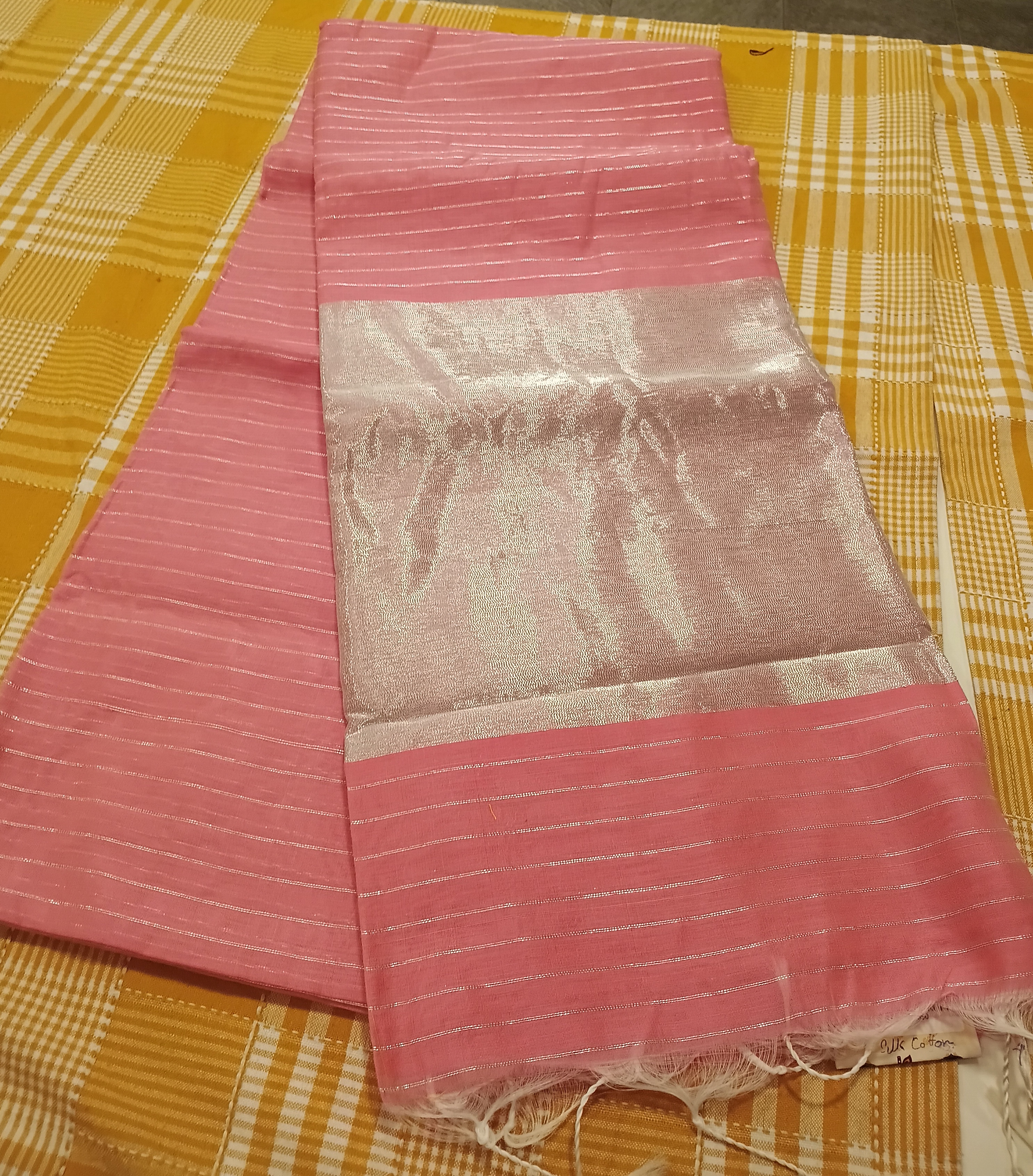 Light Pink Silk Cotton 052 view 2