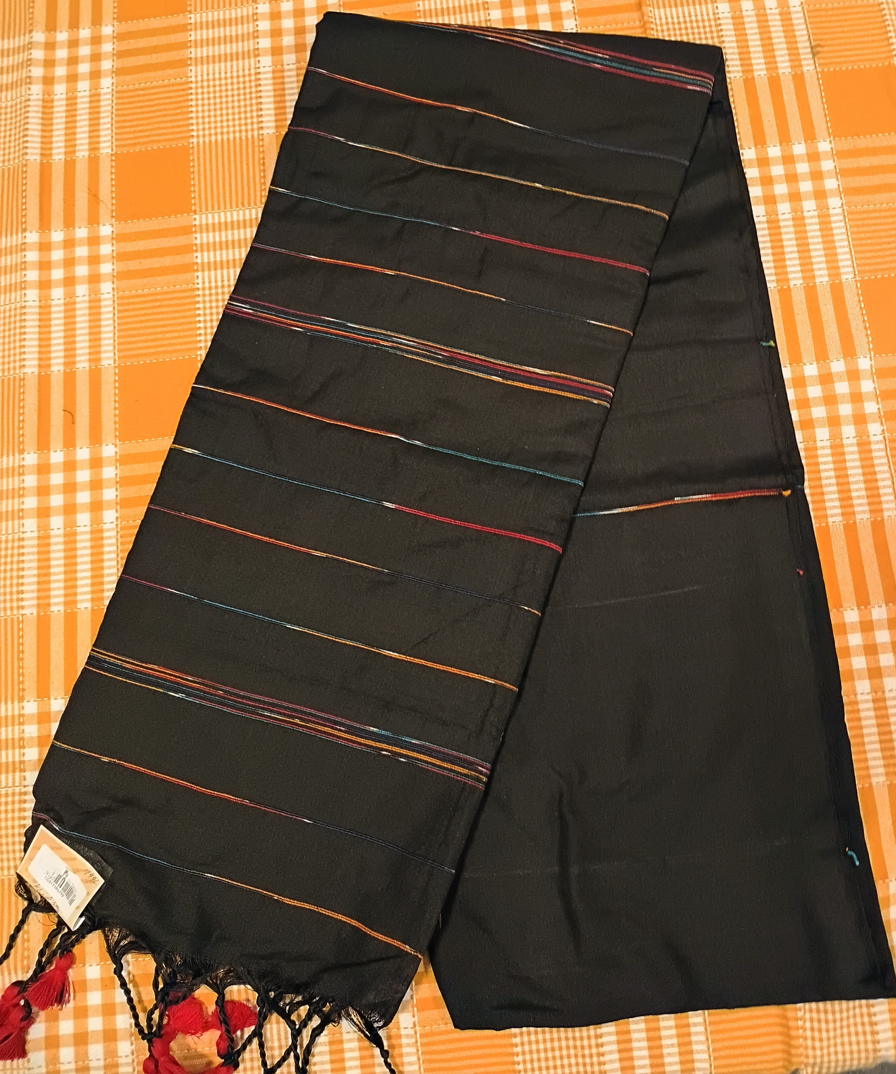 Elegant Black Khadi Cotton 021 view 2