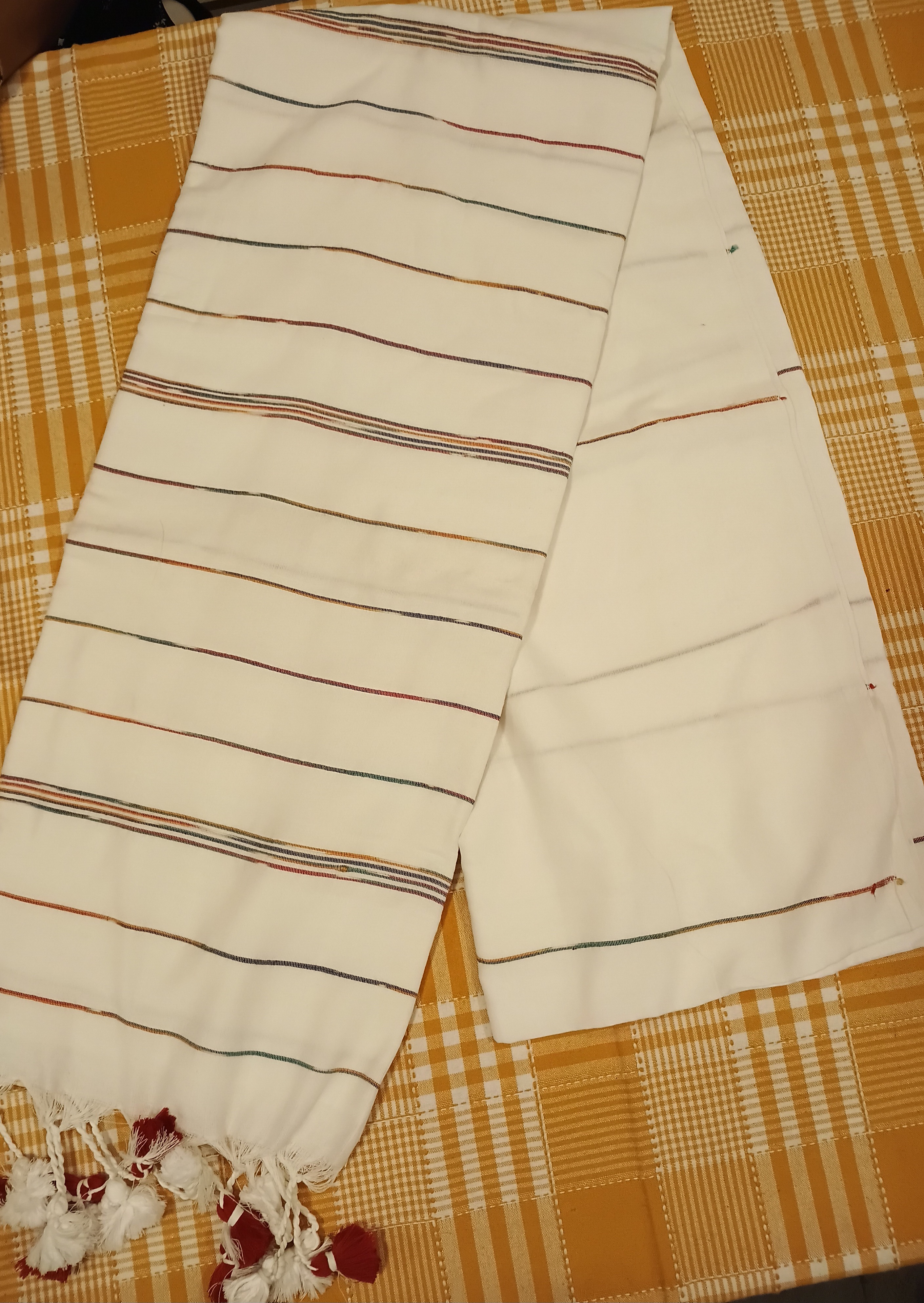 Khadi Cotton White 002 view 2