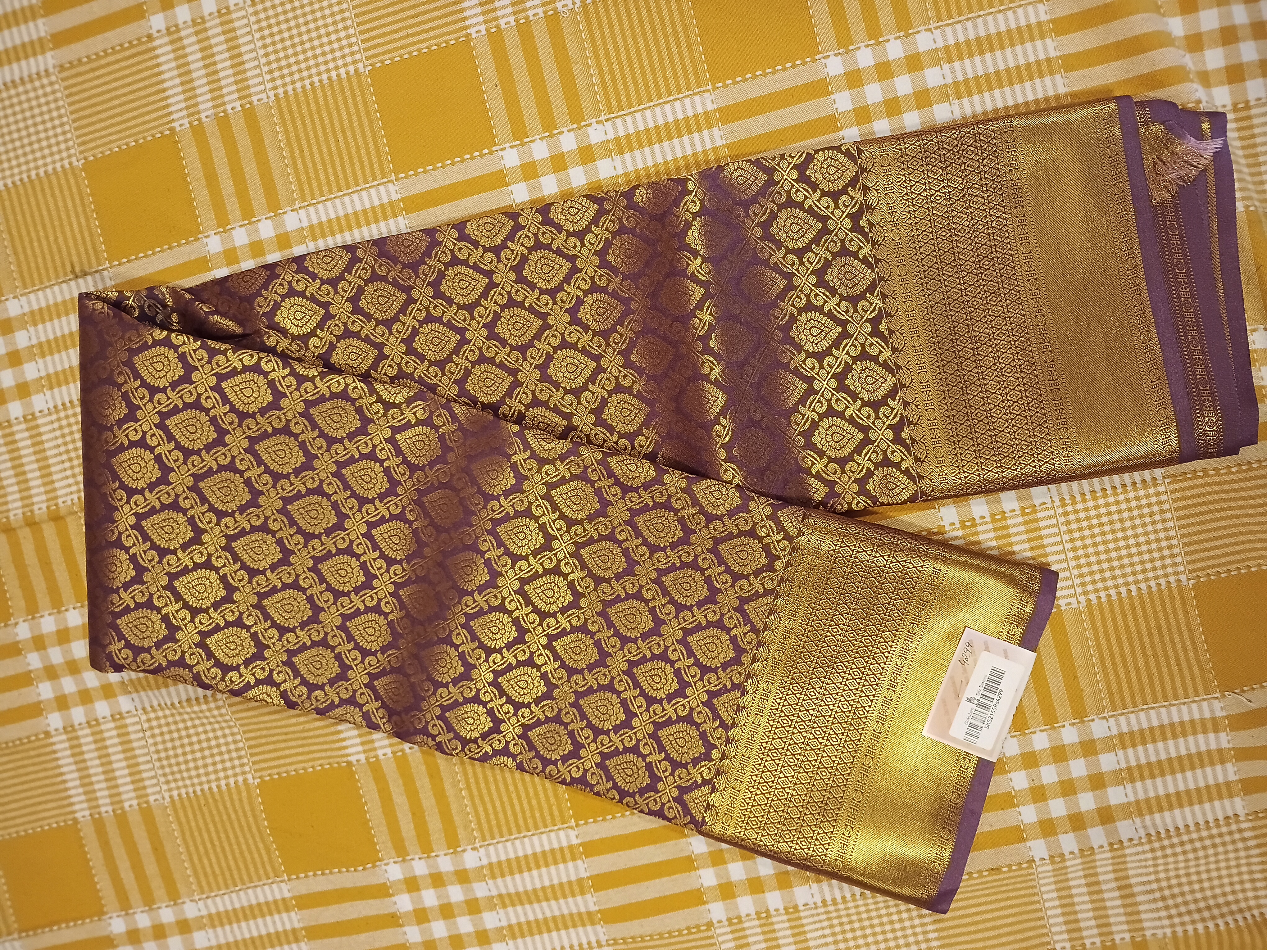 Semi Kanchi Silk Saree 168 view 2