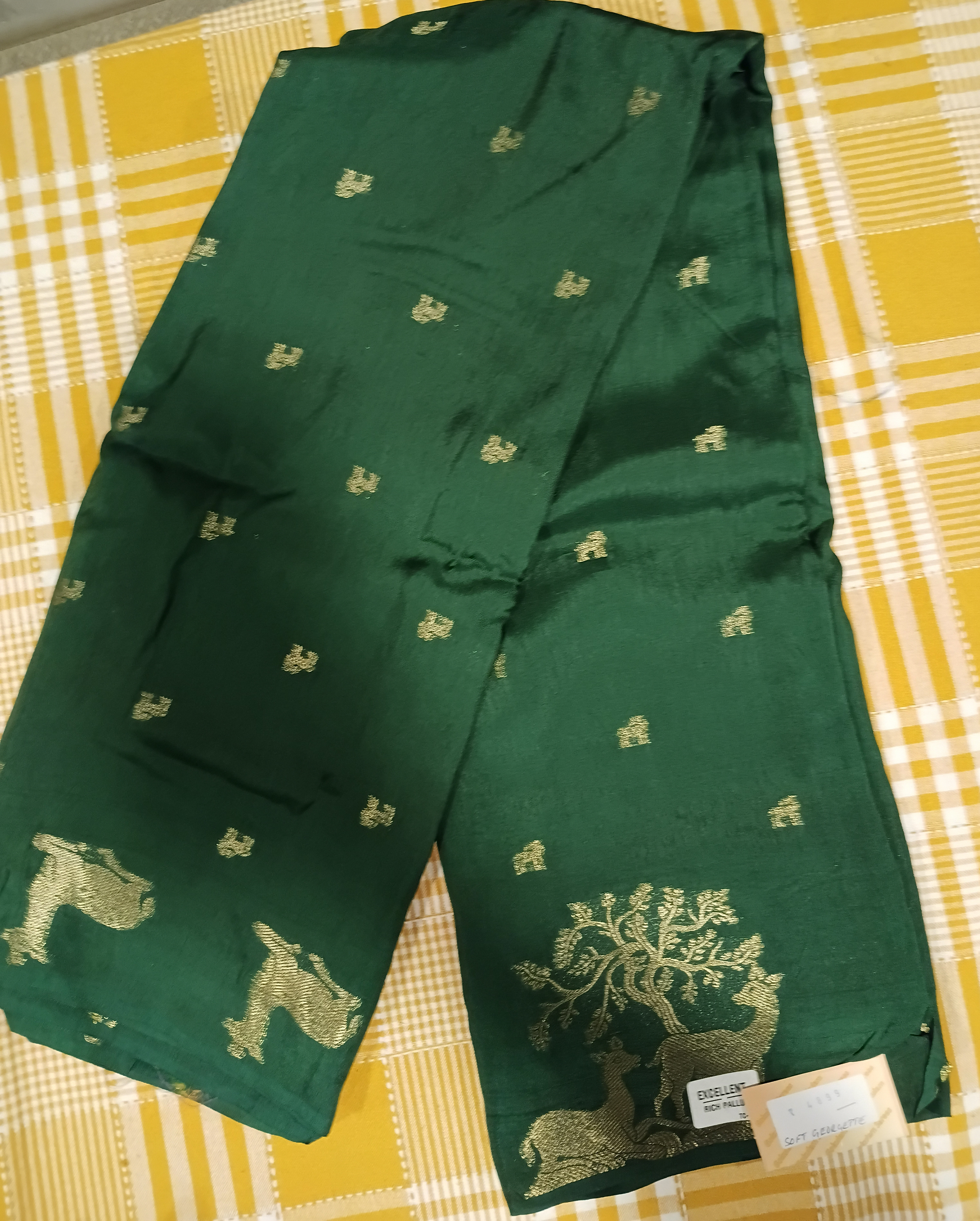 Semi Silk Saree 110 view 2