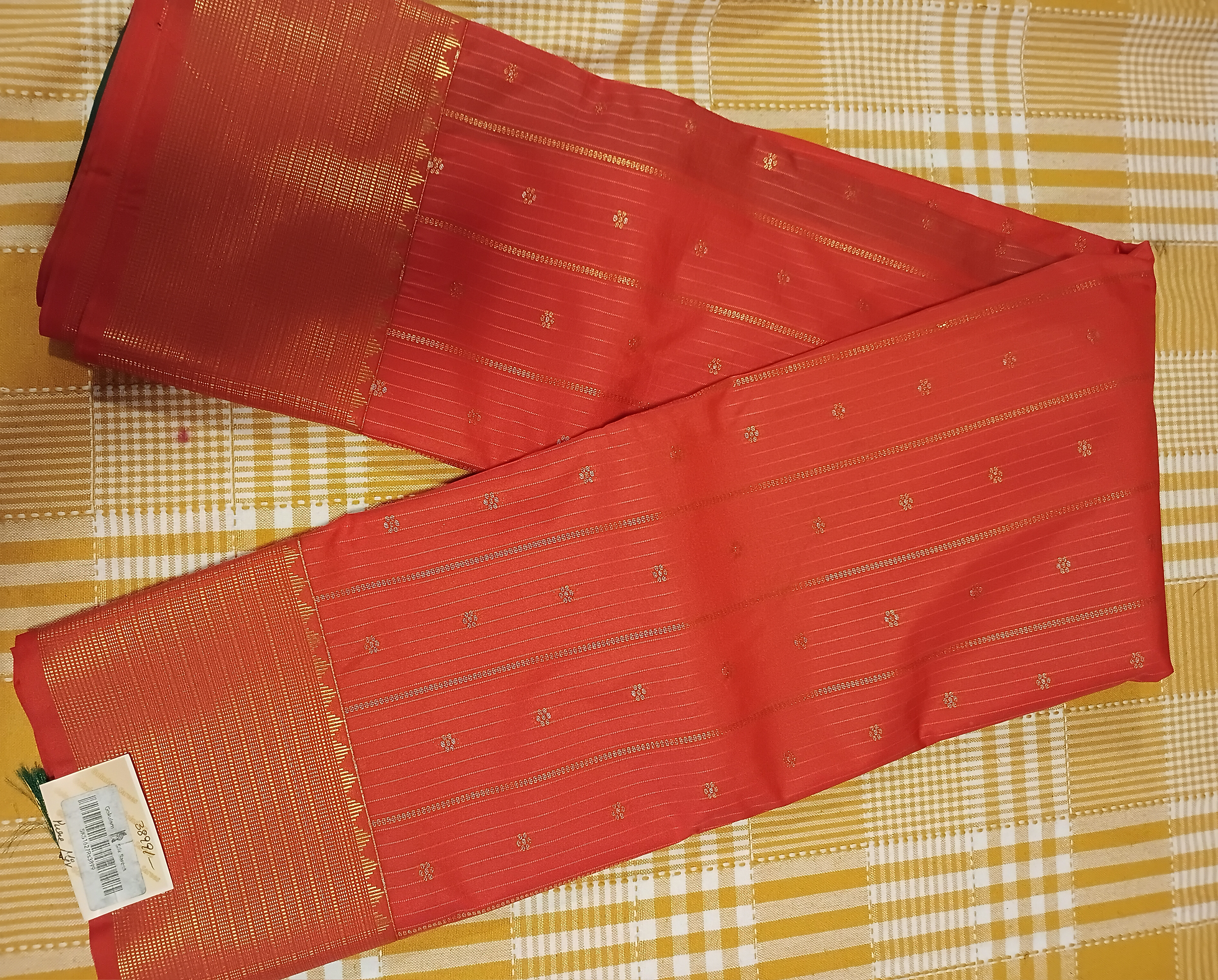 Semi Kanchi Silk Saree 097 view 2