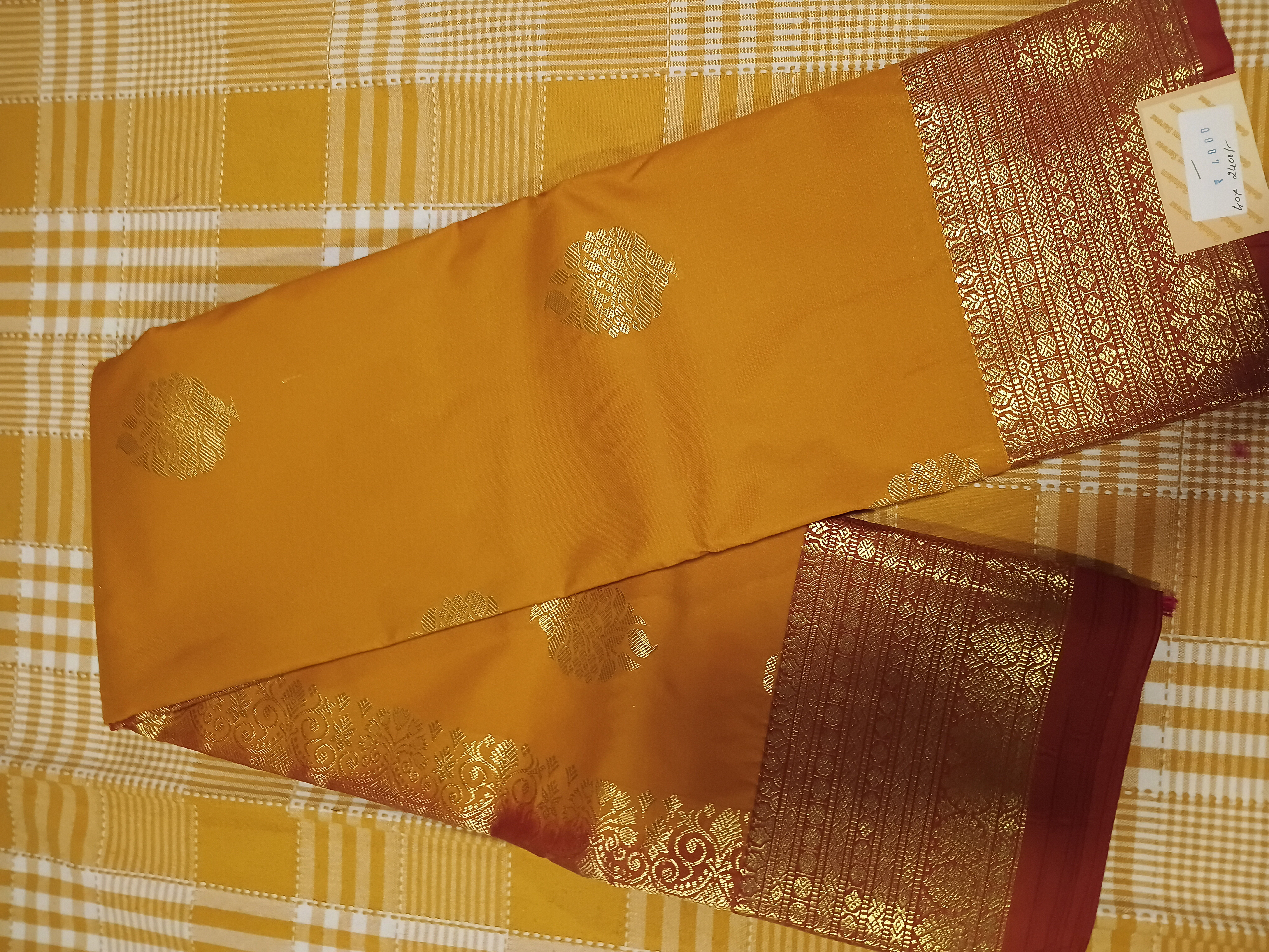 Semi Silk Saree 092 view 2