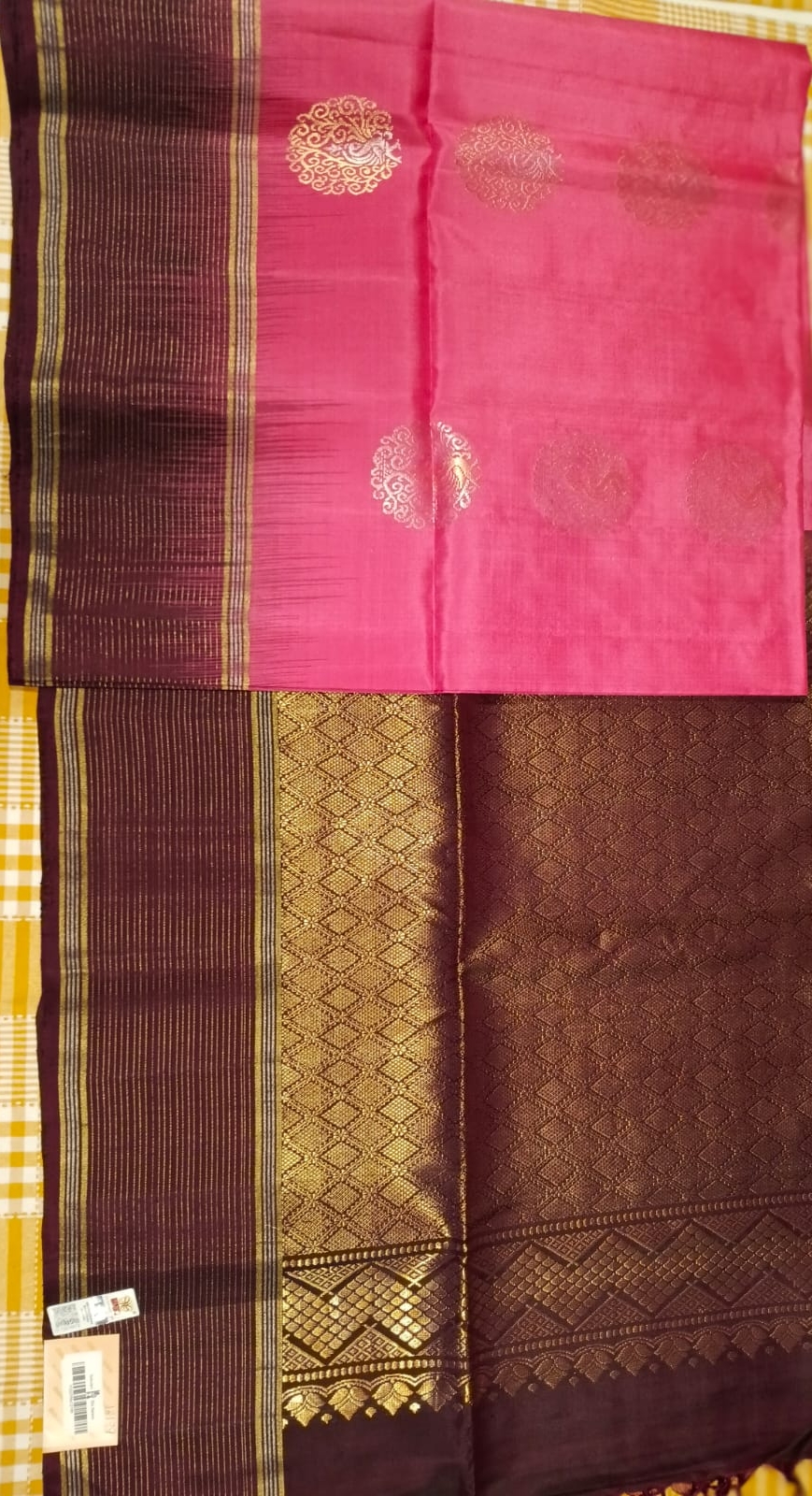 Pure Kanchipuram Handloom Soft Silk Saree 006 view 2