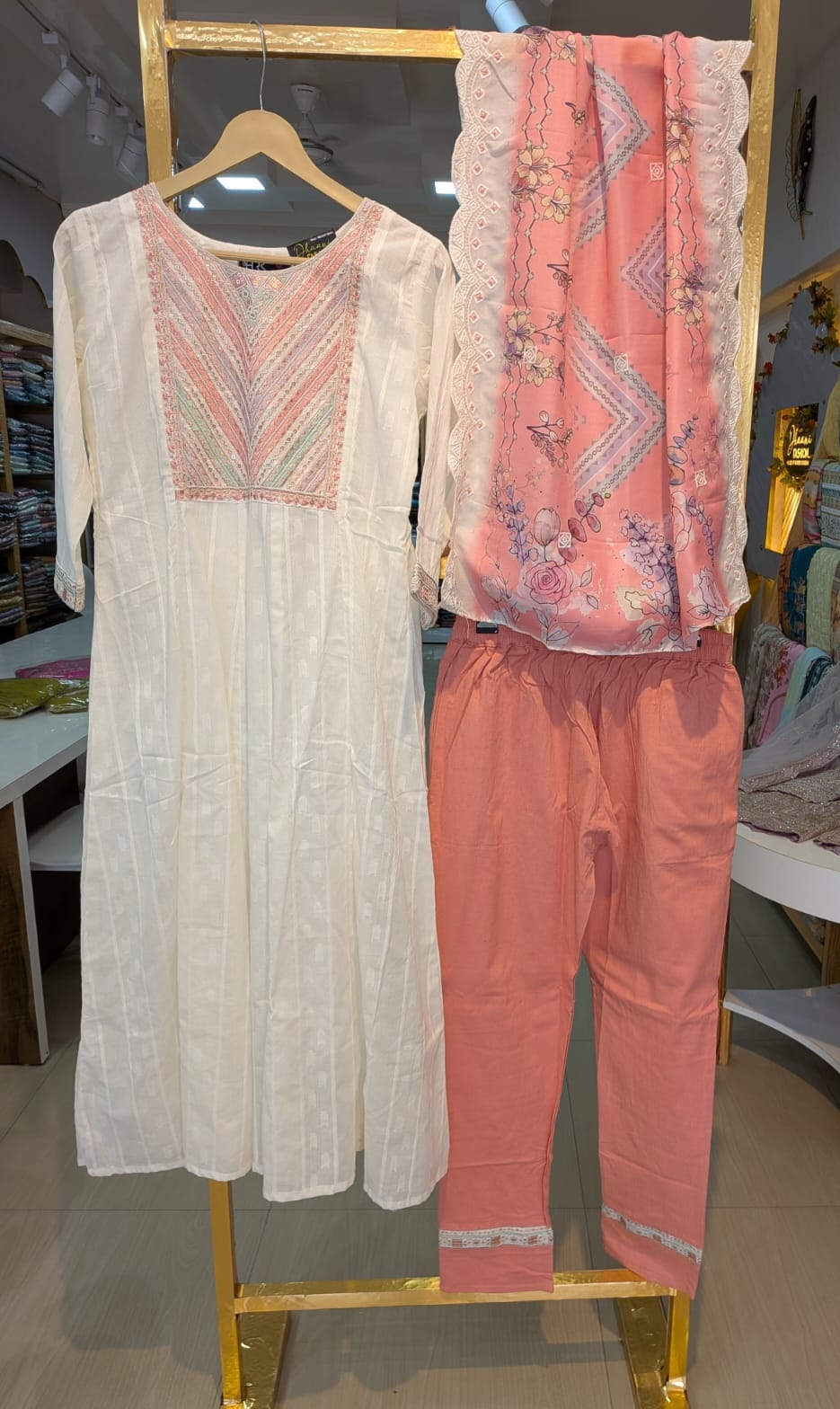 Pure Cotton Embroidered Stitched Suit - 2207 / HC002088 view 6