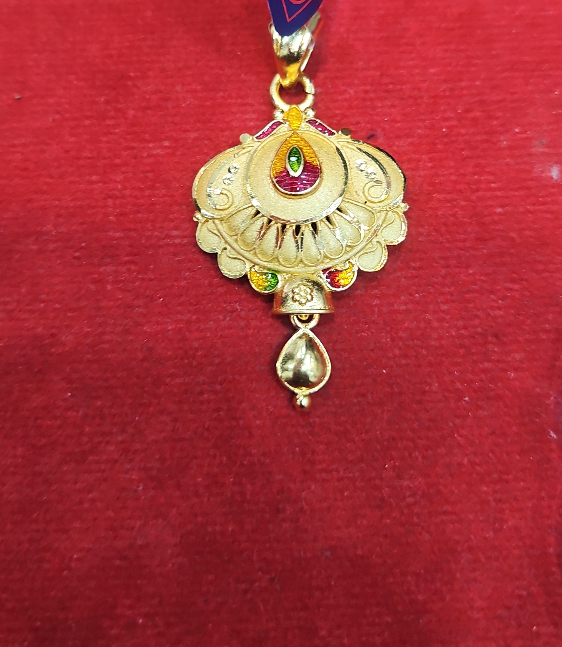 Gold Pendant view 2