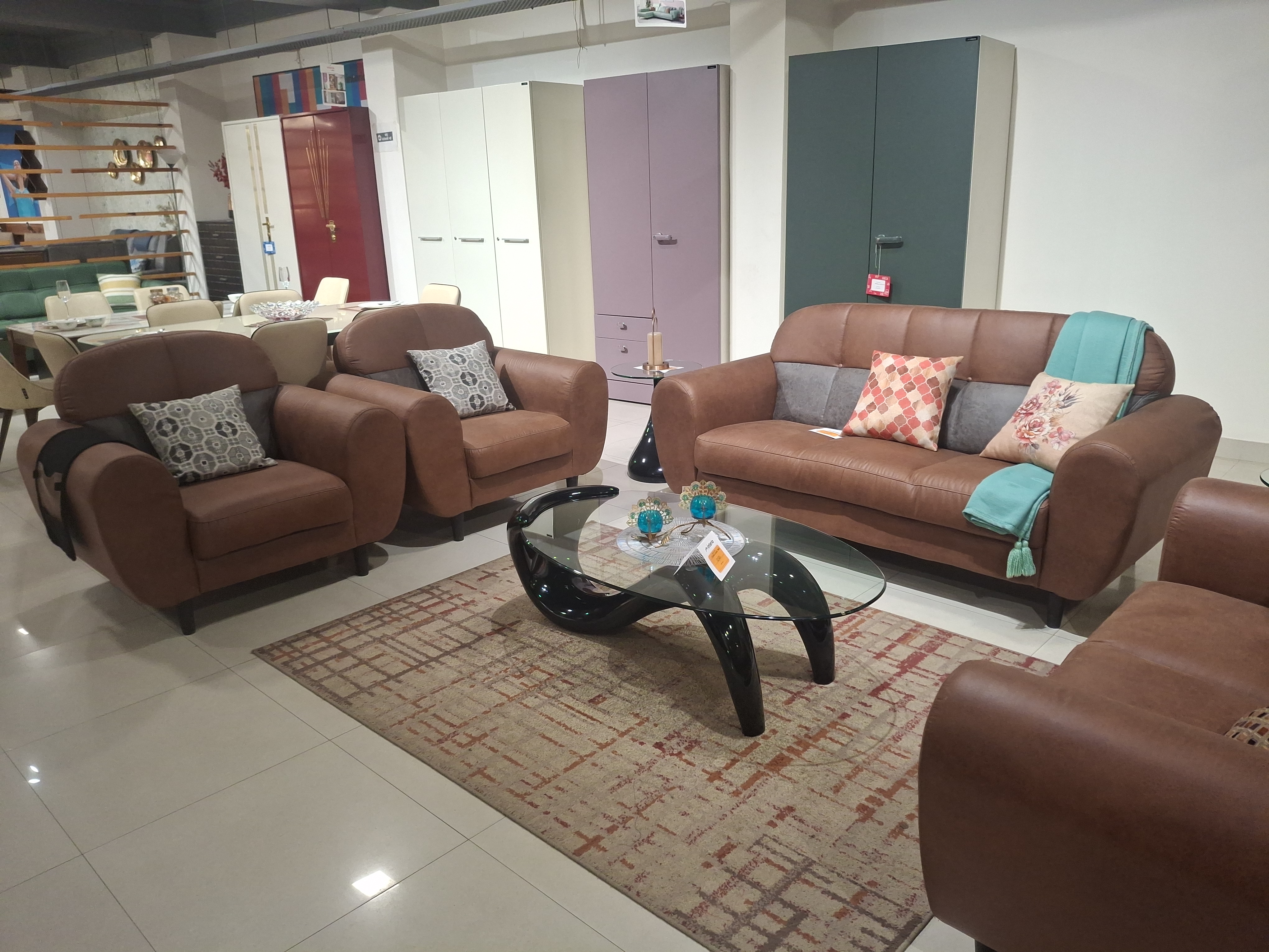 Godrej Bobin Sofa Set 3+1+1 view 2