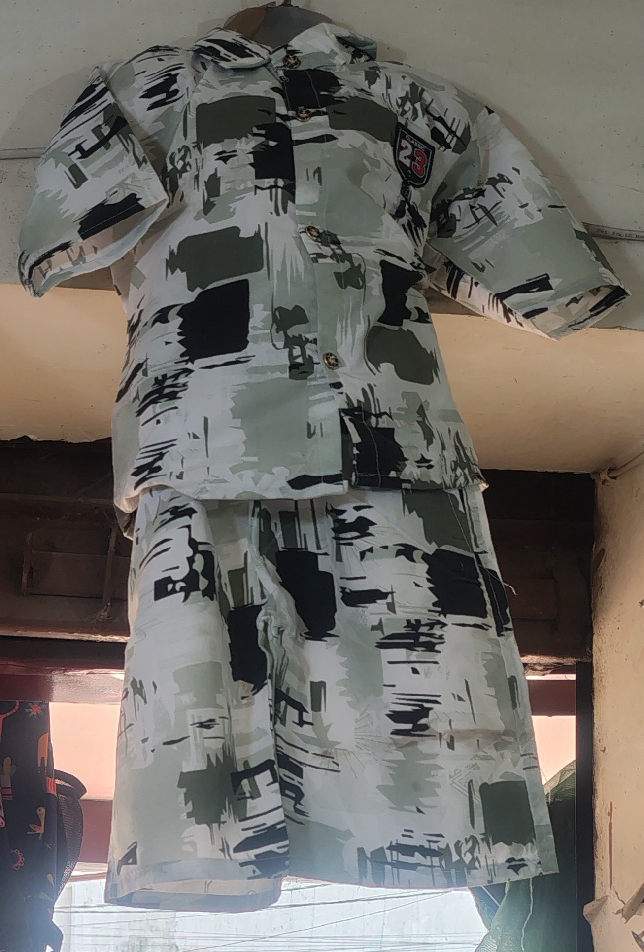 Camouflage Print Short Set view 2