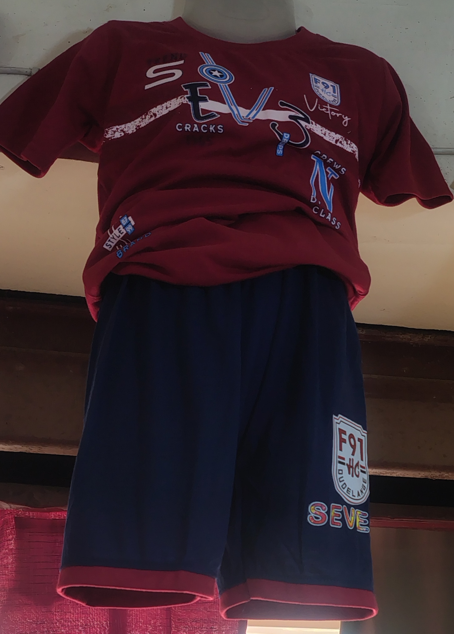 Sporty T-Shirt and Shorts Set view 2