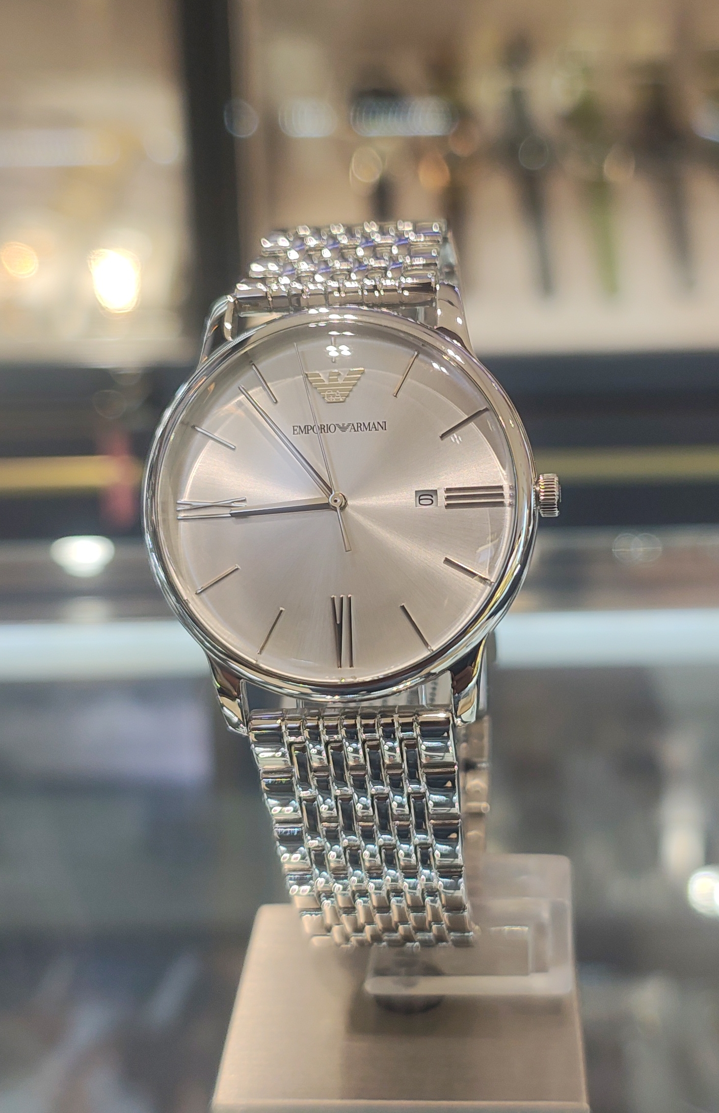 Emporio Armani Silver Watch AR11599 view 7