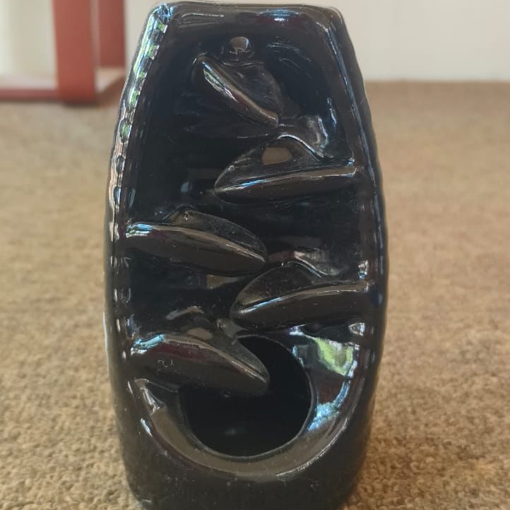 Waterfall Smoke Backflow Resin Incense Burner Cone , Incense Holder view 2