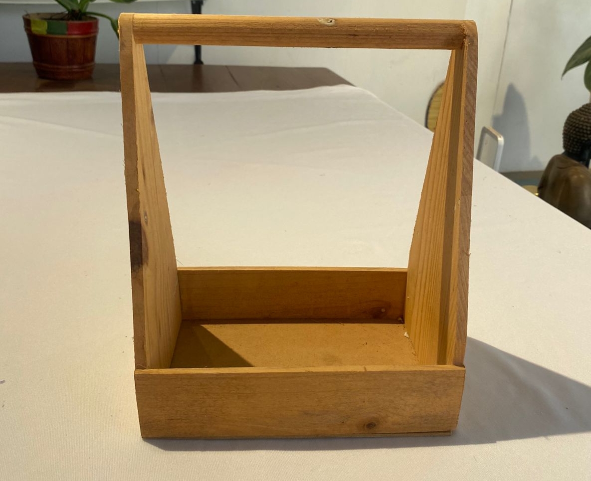 Wooden Caddy Organizer view 2